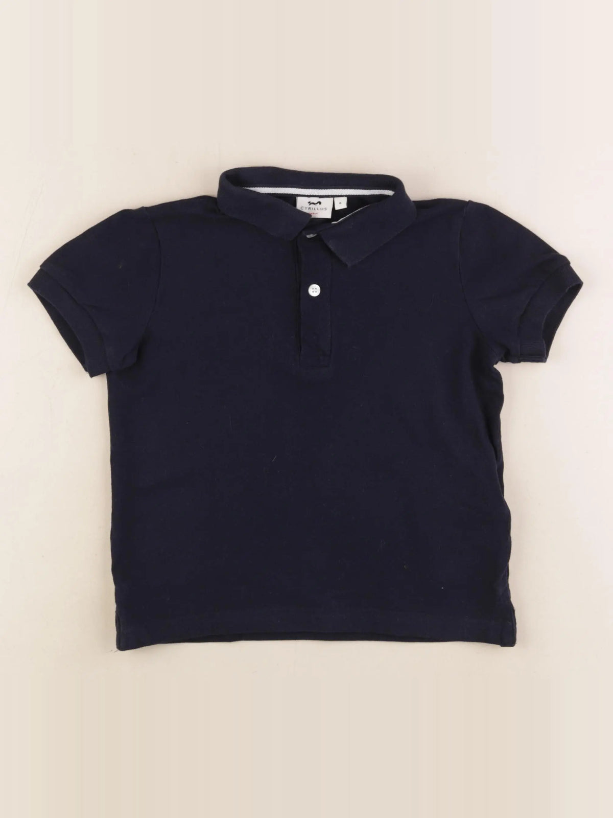 Cyrillus - polo bleu - 6 ans