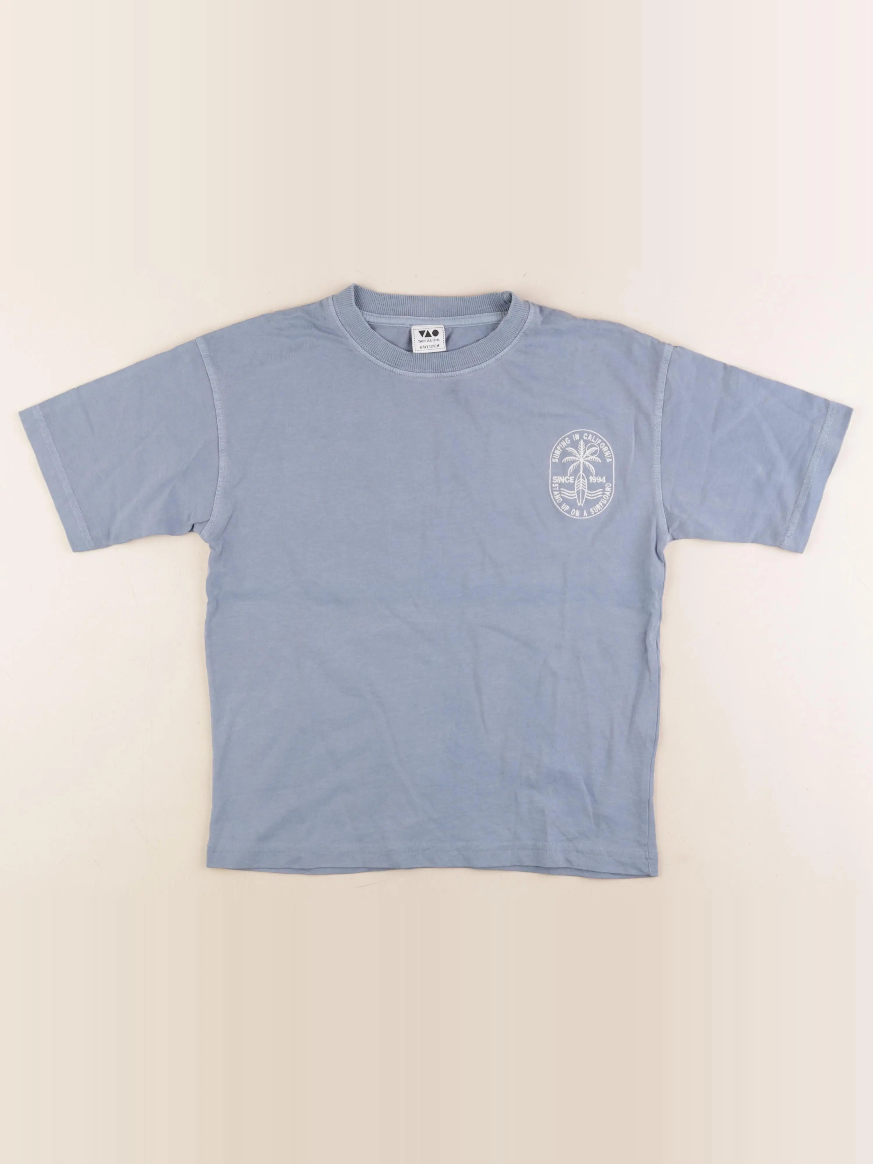 Tape à l'oeil - tee-shirt bleu - 8 ans
