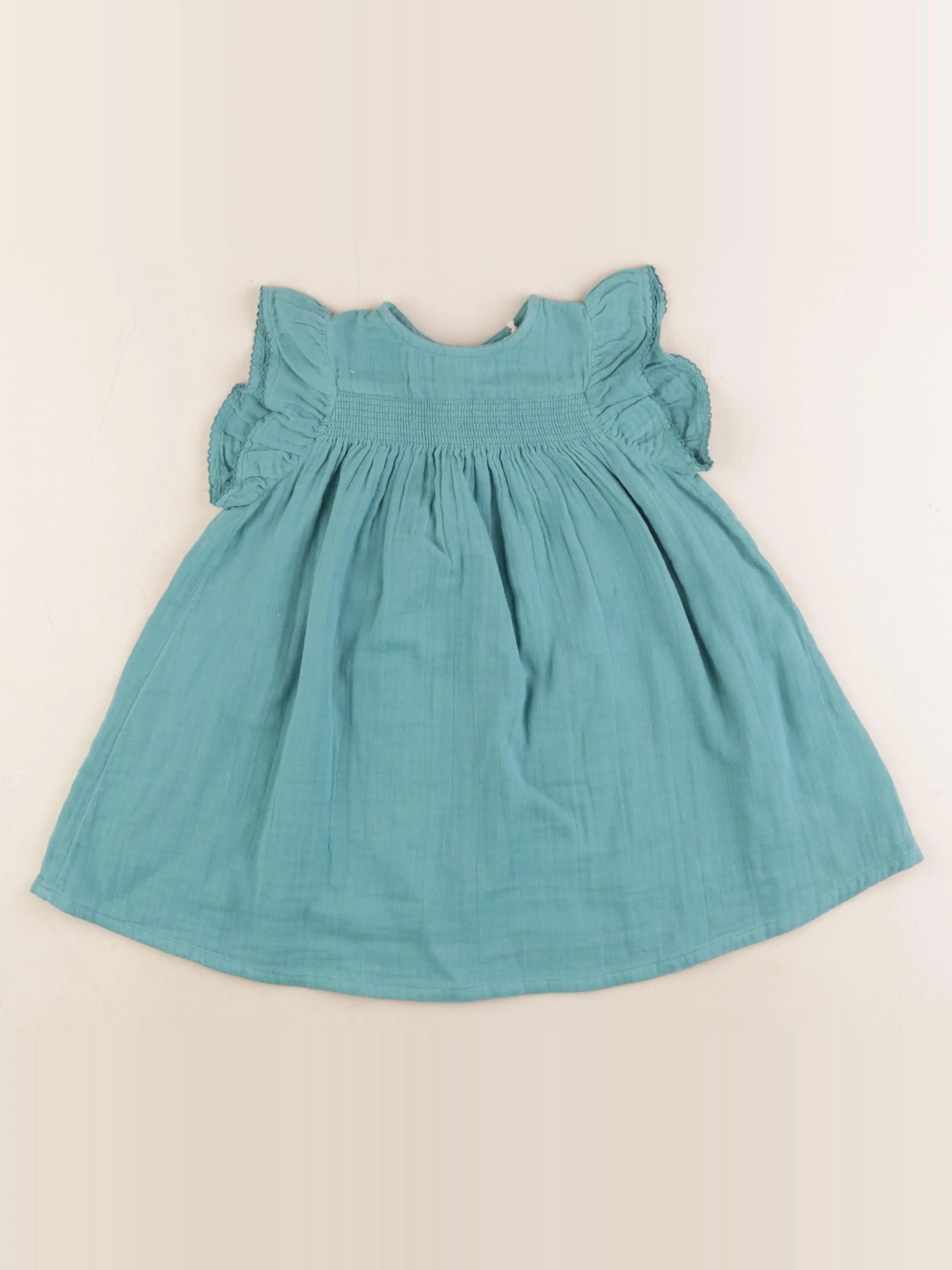 Boutchou - robe vert - 18 mois