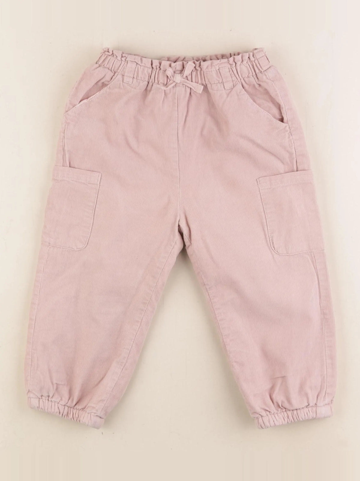 Vertbaudet - pantalon doublé rose - 3 ans