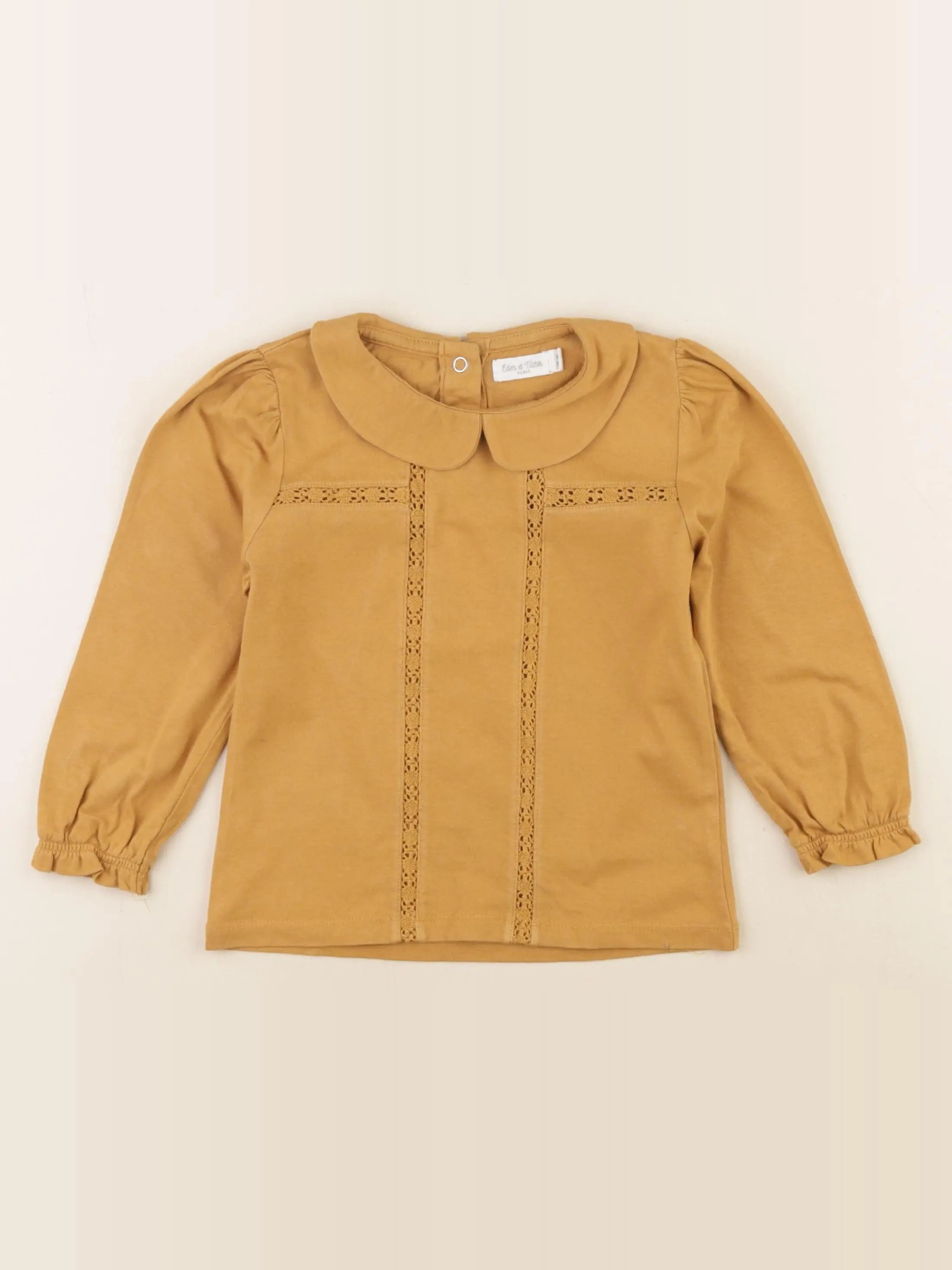Eden & Victor - tee-shirt jaune - 4 ans