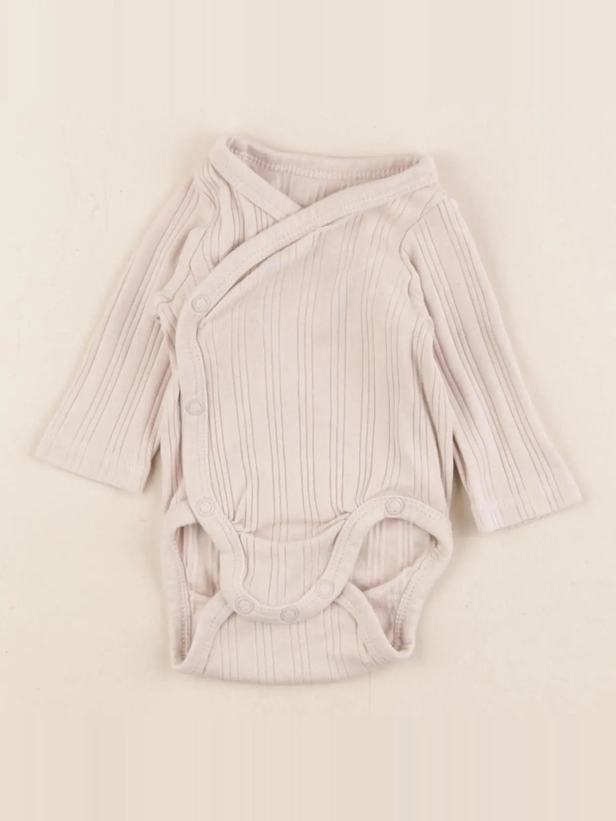 H&M - body beige - 0/1 mois