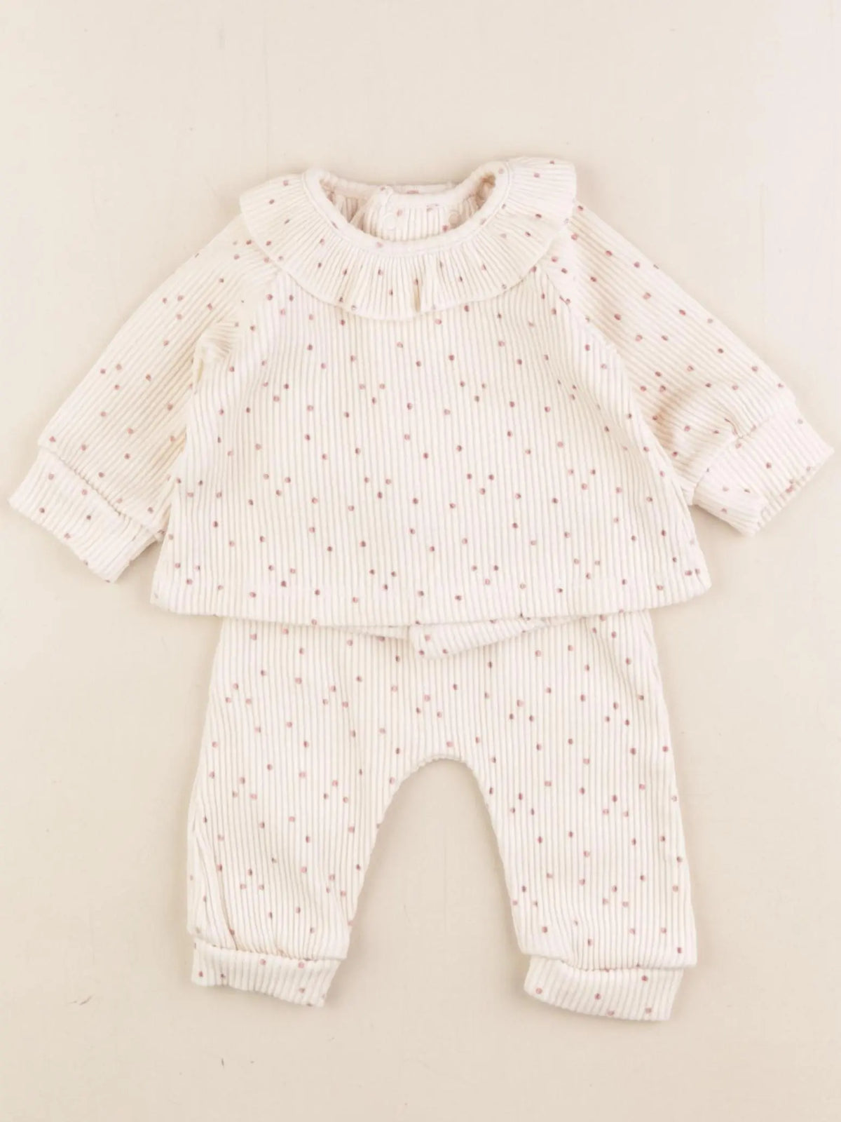 Boutchou - ensemble beige - 1 mois