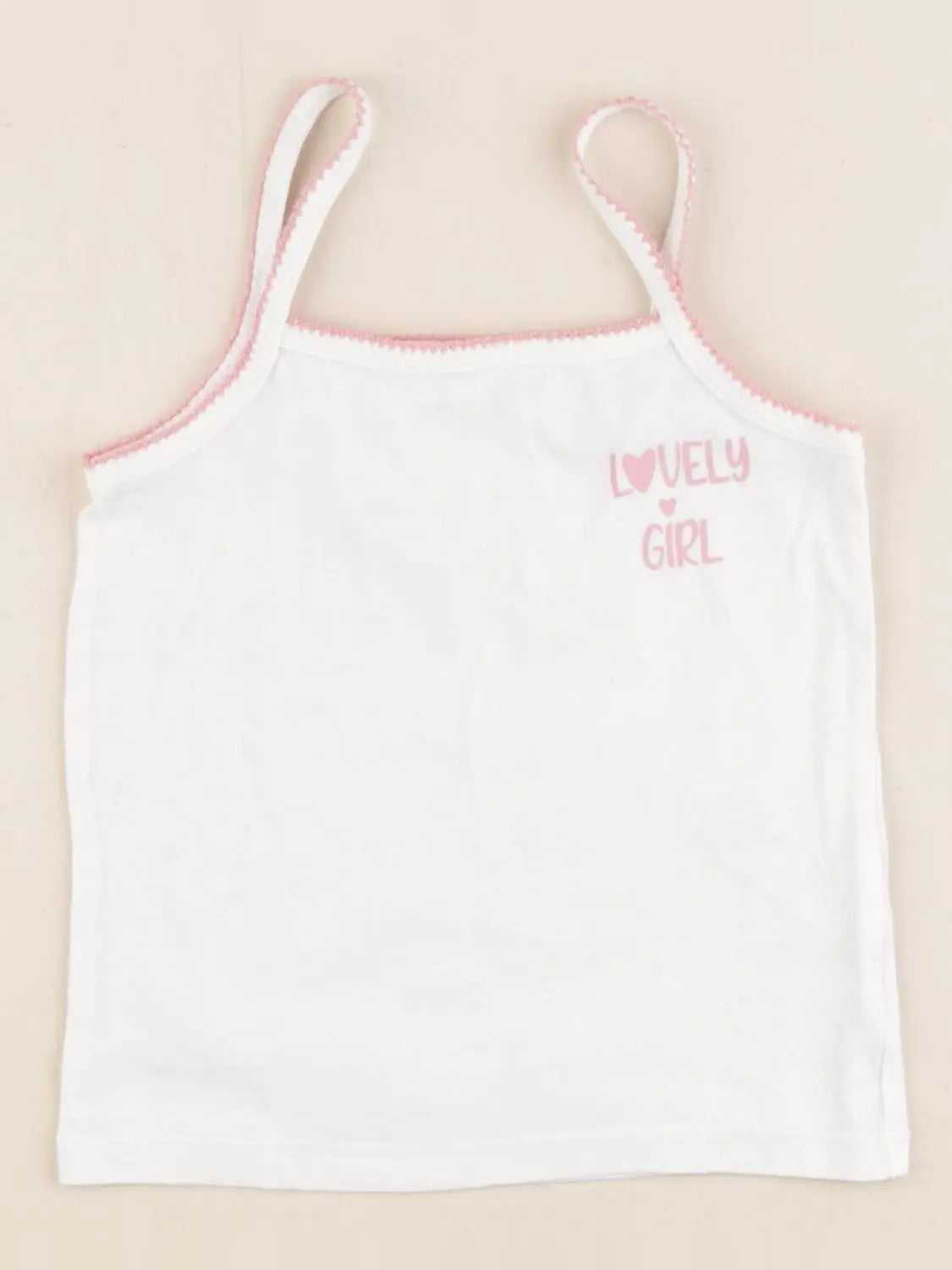 Vertbaudet - maillot de corps blanc - 3 ans