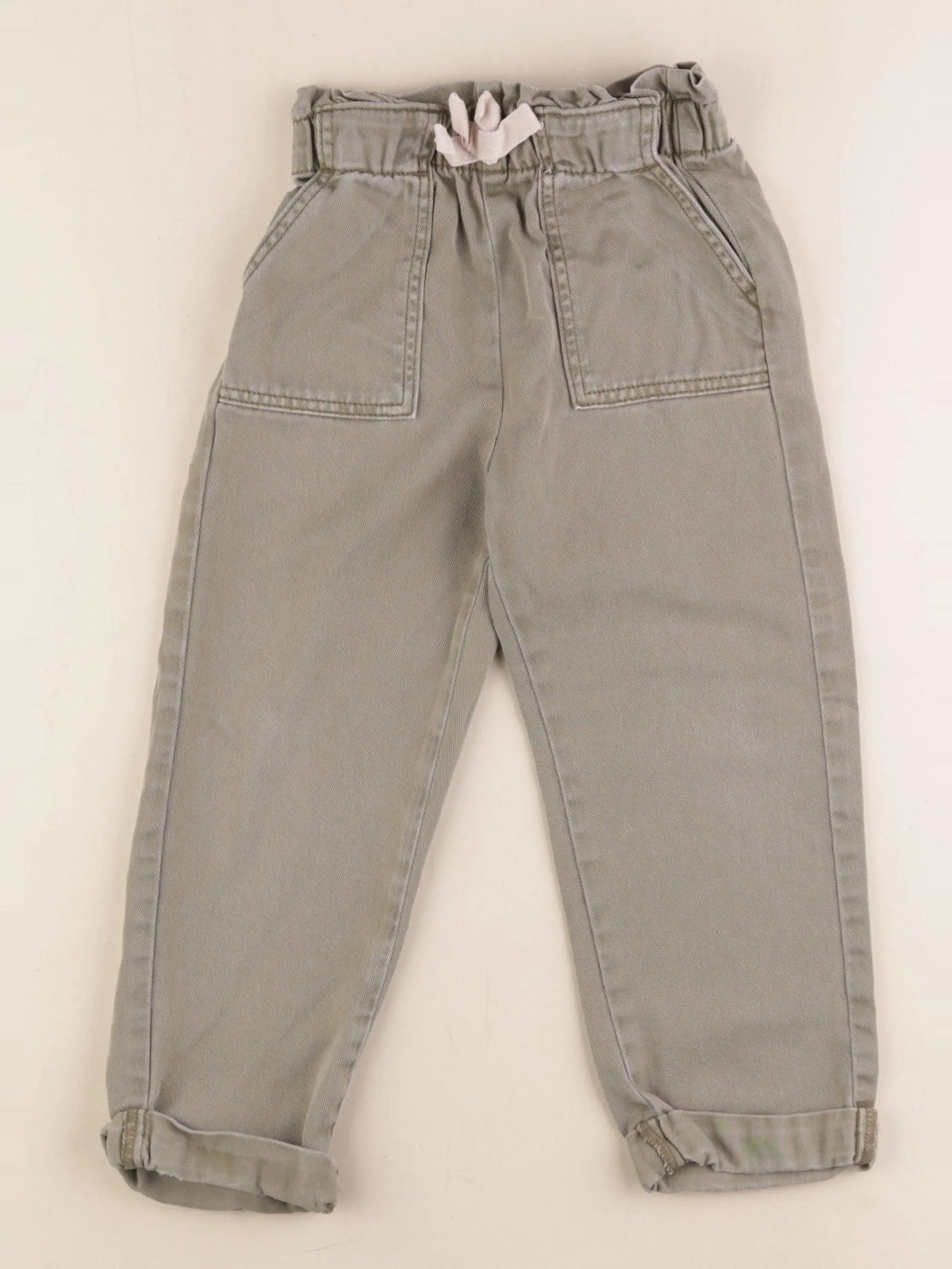 Vertbaudet - pantalon vert - 5 ans