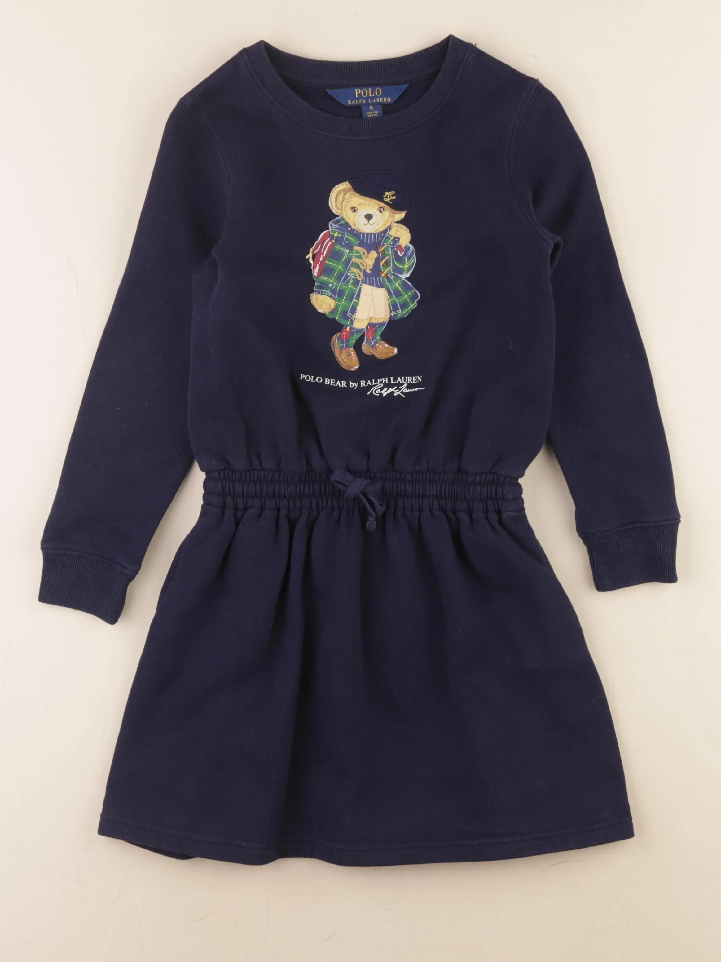 Ralph Lauren - robe bleu - 6 ans
