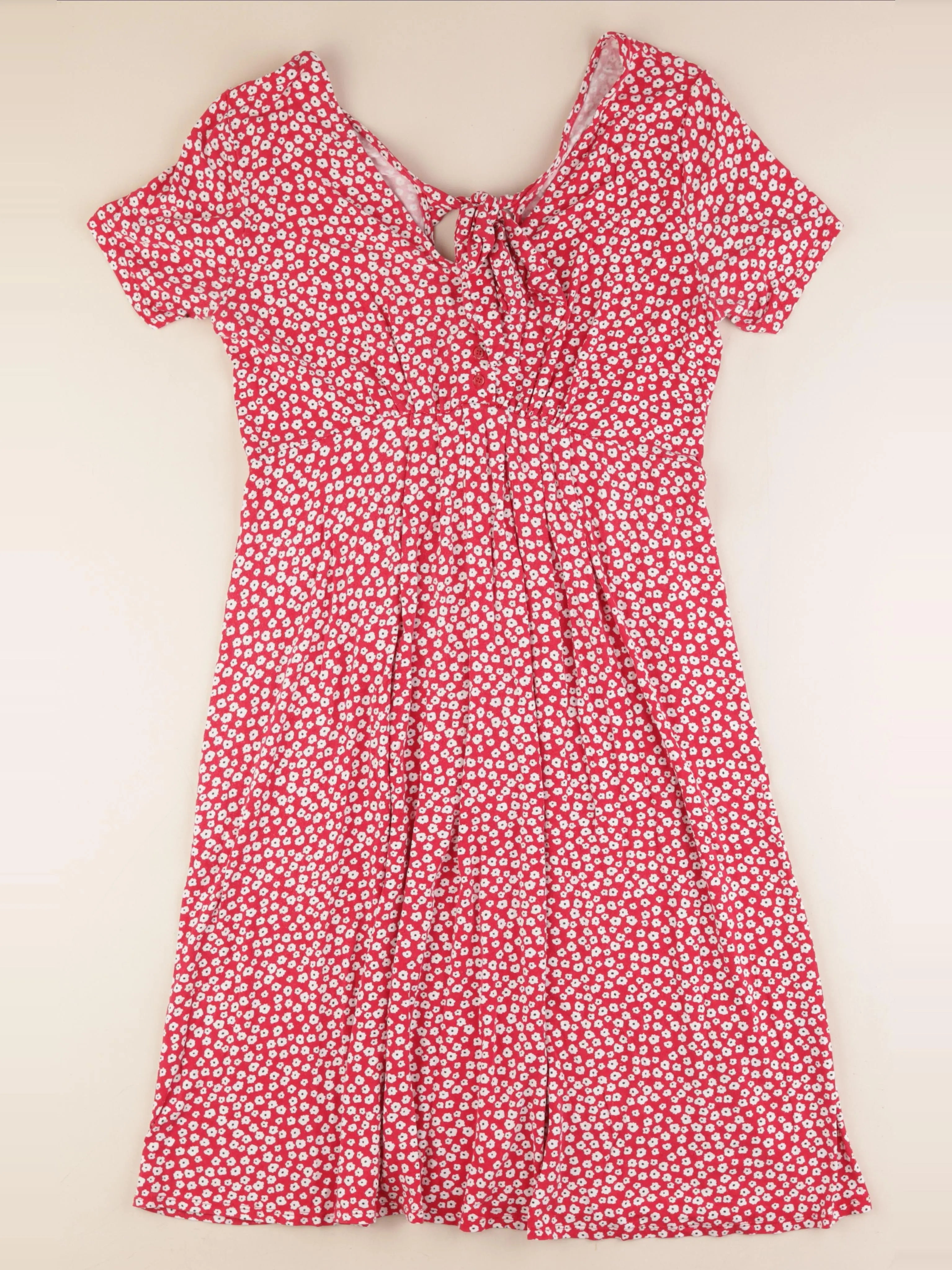 Kiabi - robe allaitement, grossesse rouge - l