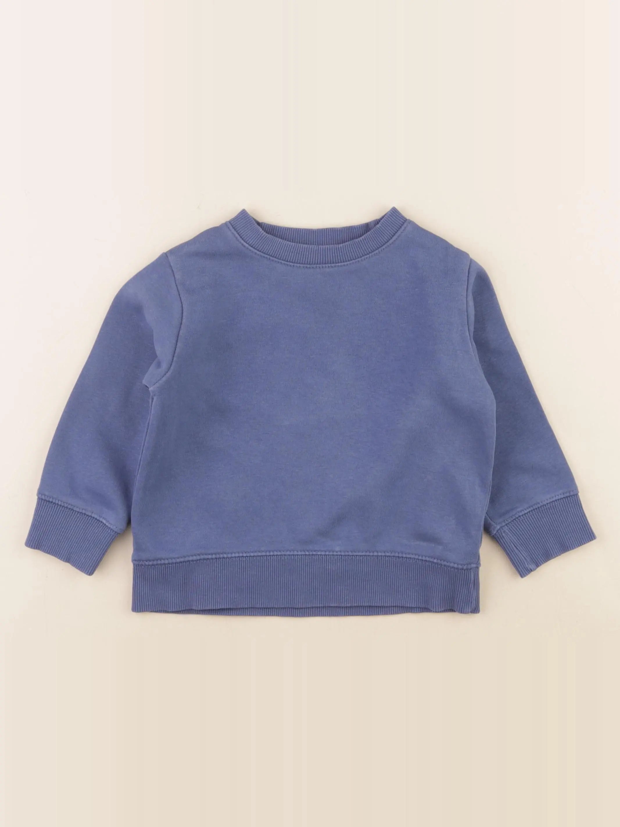 Vertbaudet - sweat bleu - 2 ans