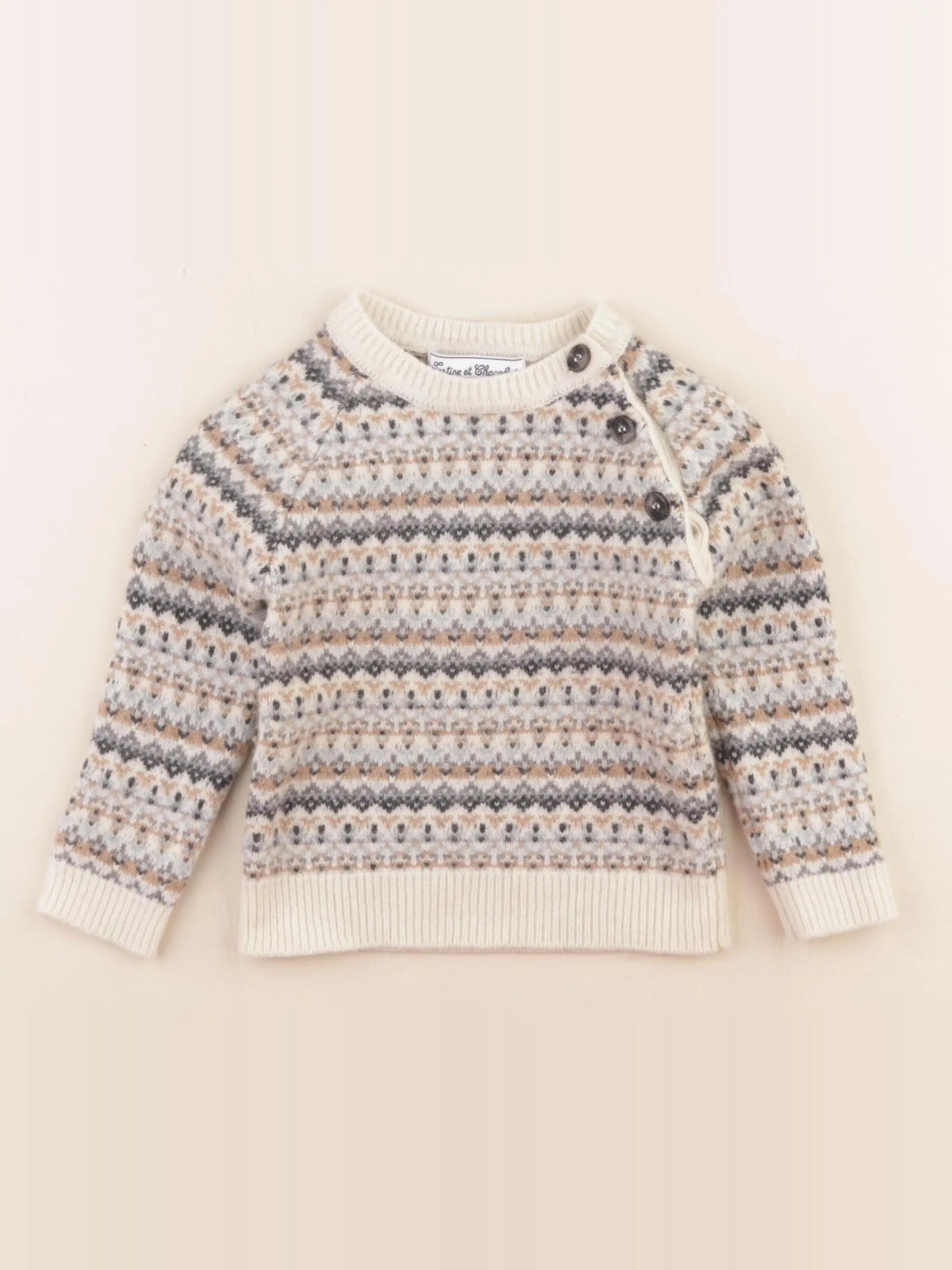 Tartine & Chocolat - pull multicolore - 2 ans