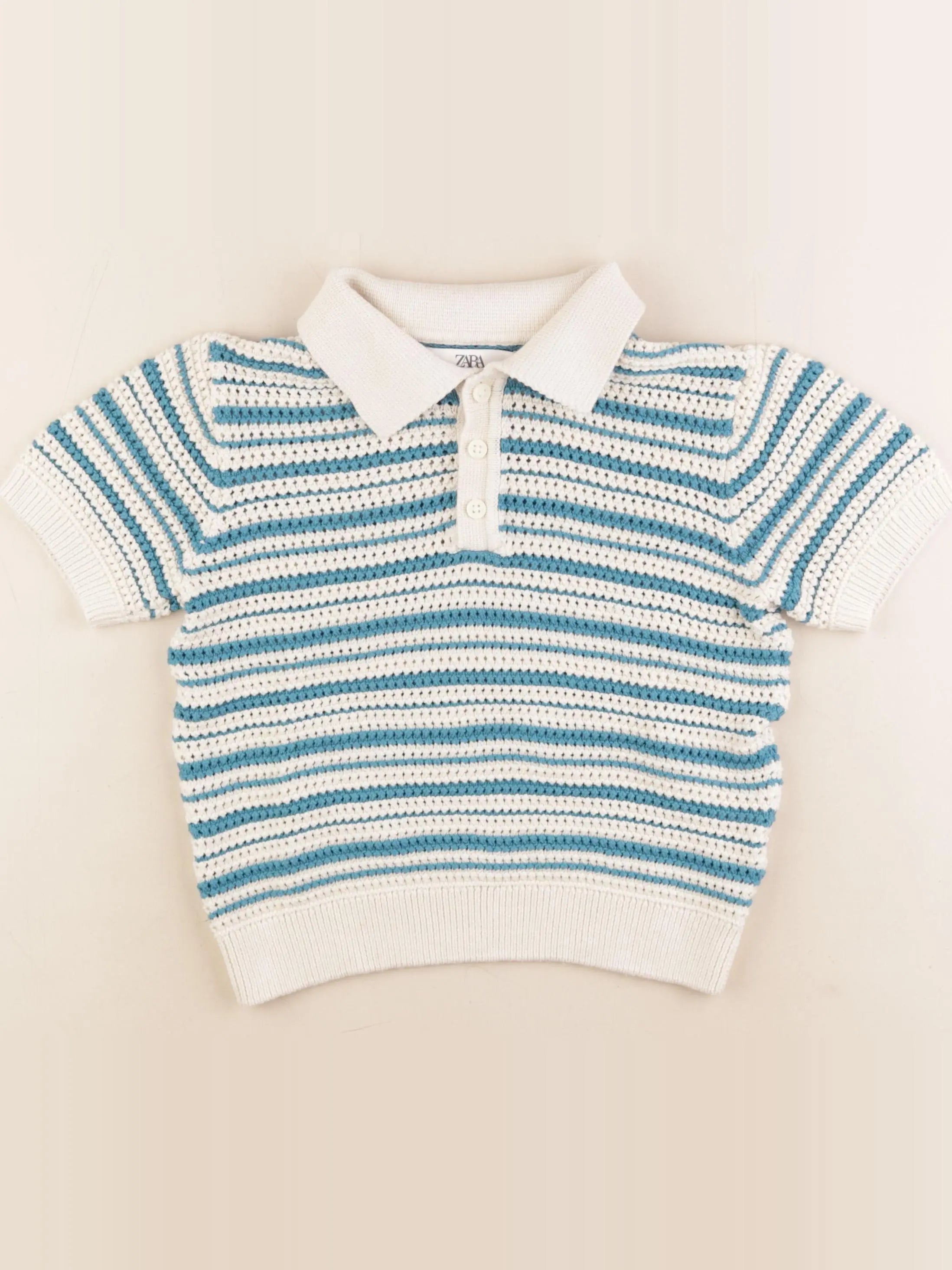 Zara - tee shirt crochet - 10/11 ans