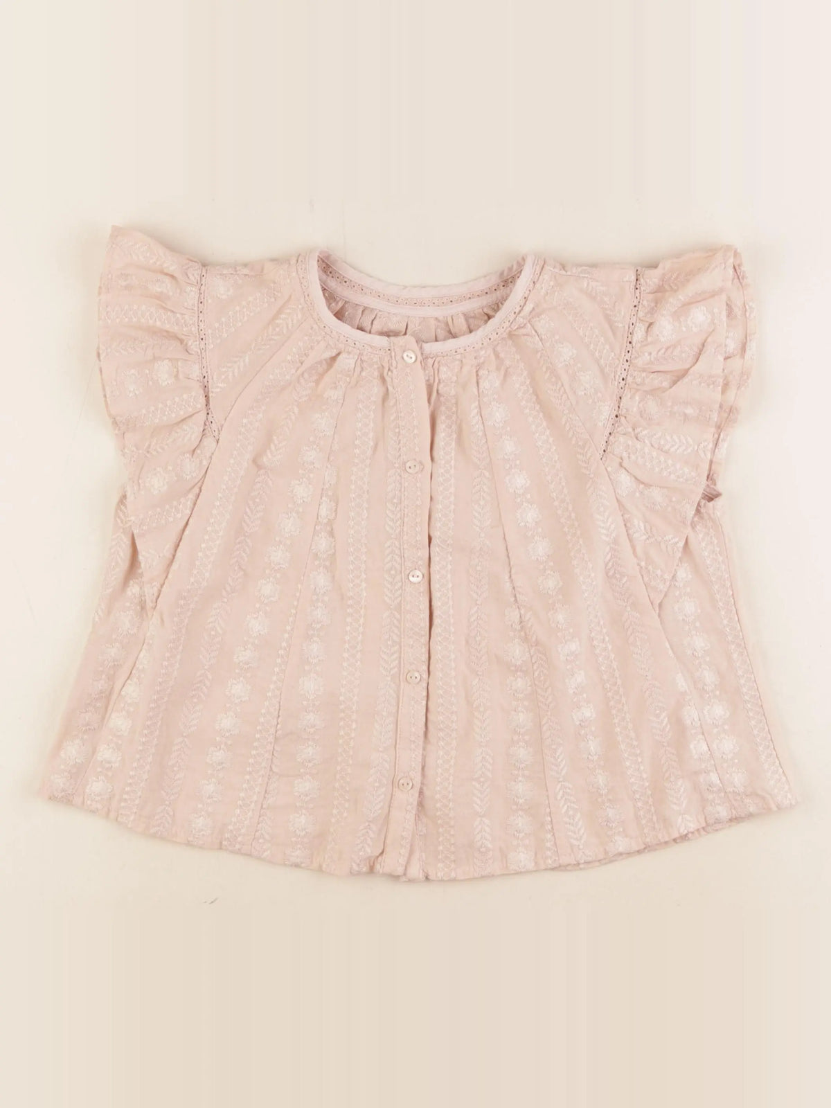 Zara - blouse beige - 10 ans