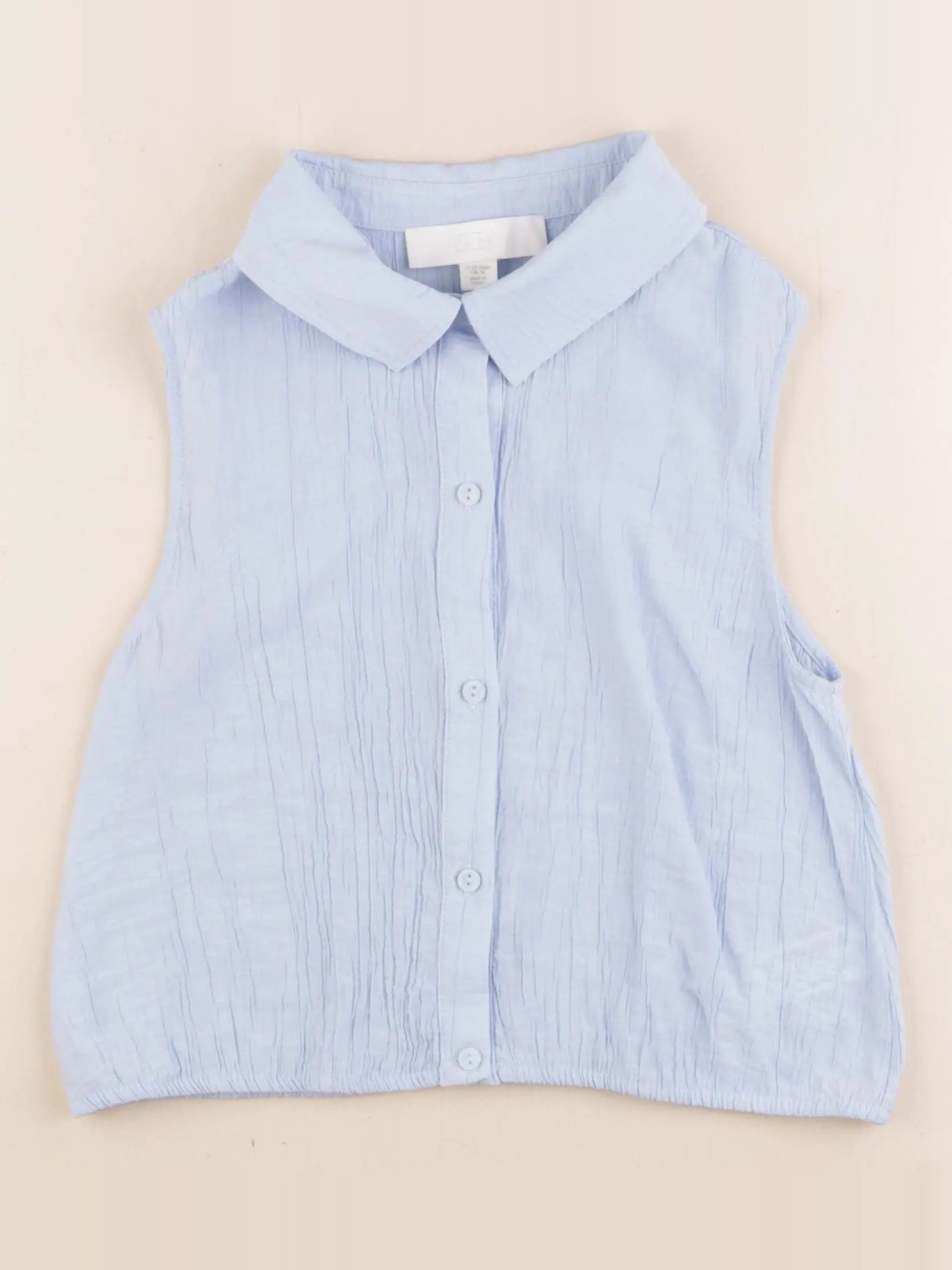 Zara - blouse bleu - 11/12 ans