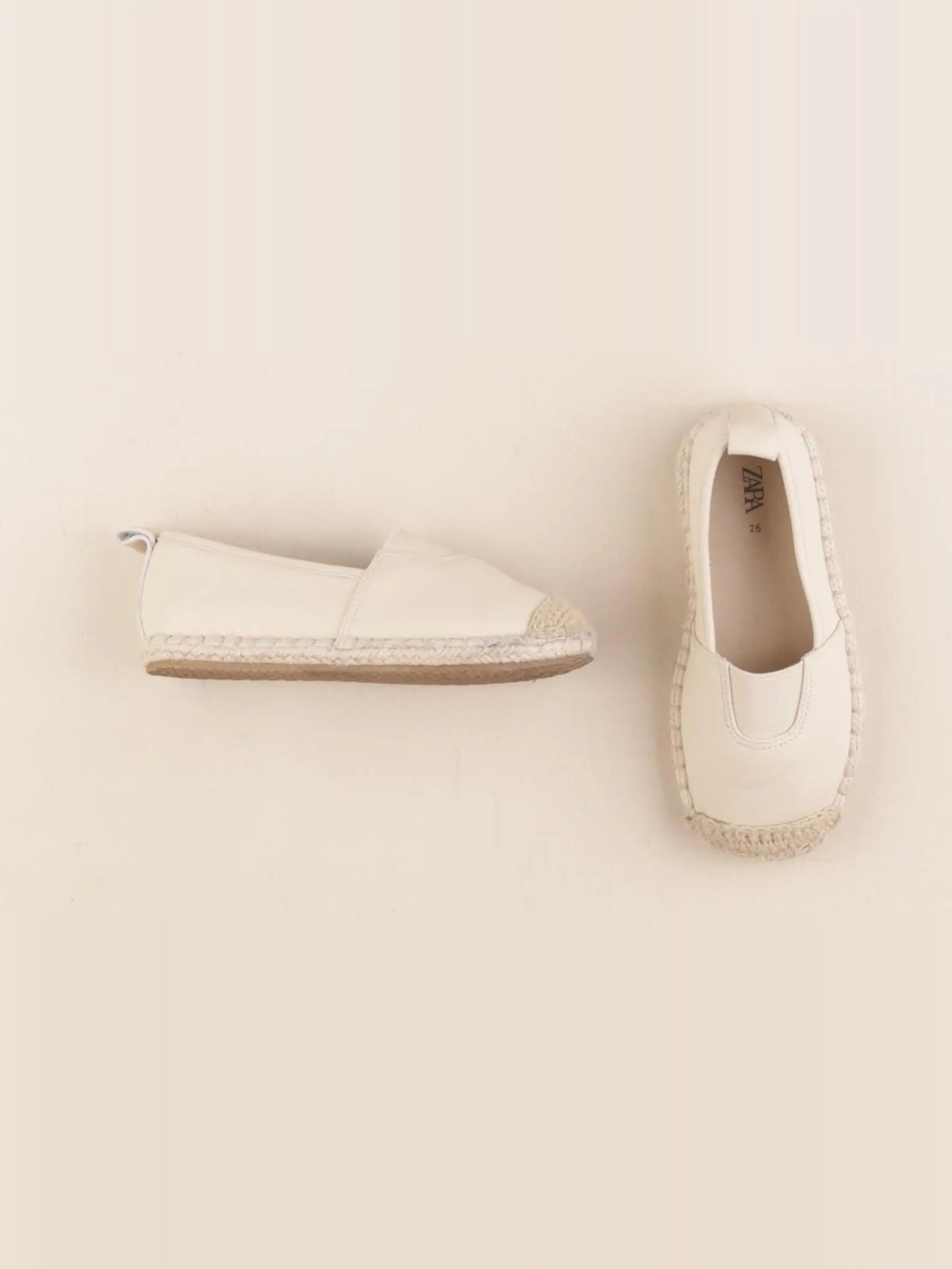 Zara - mocassins beige - pointure 26