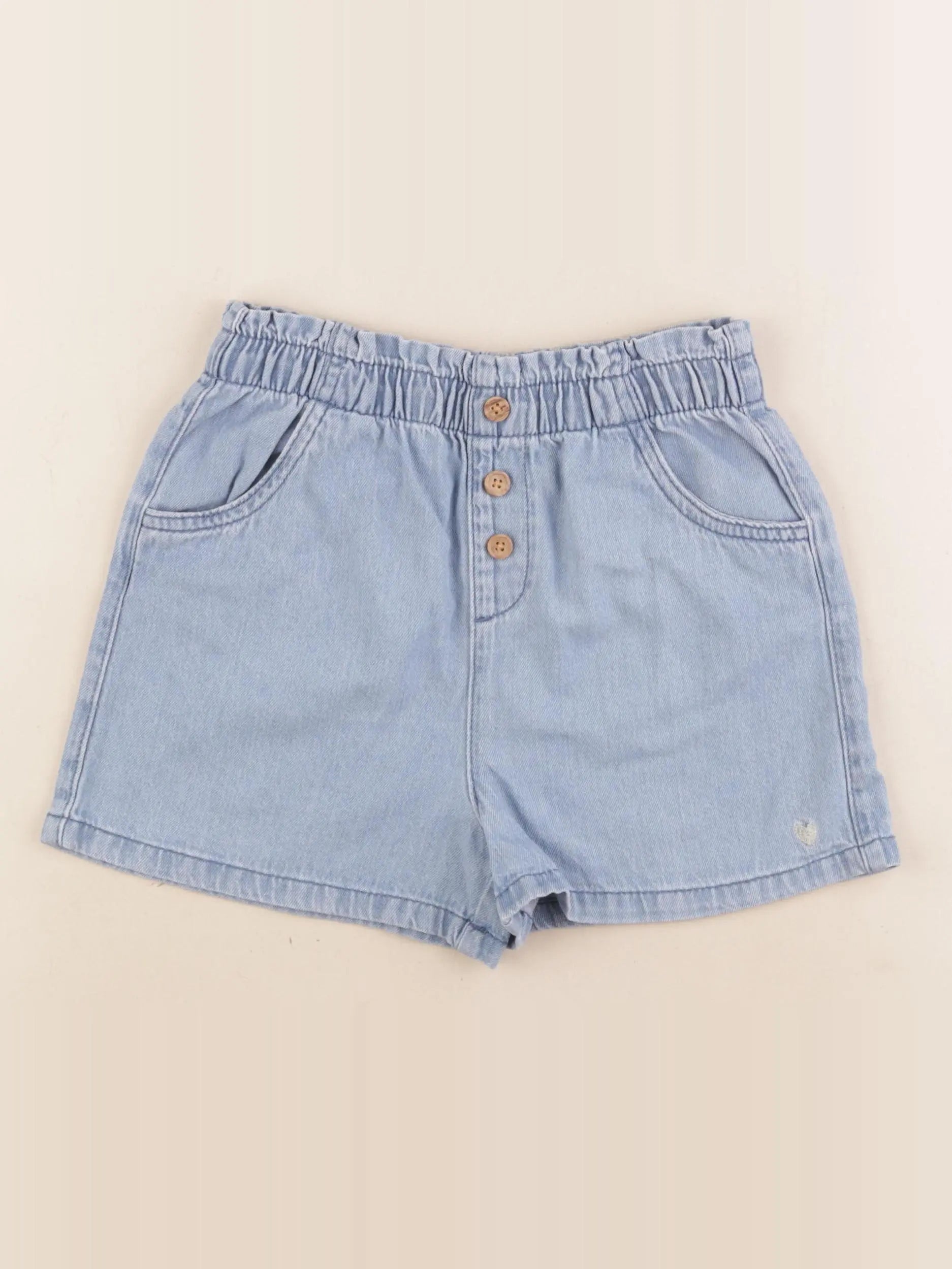 Vertbaudet - short bleu - 8 ans