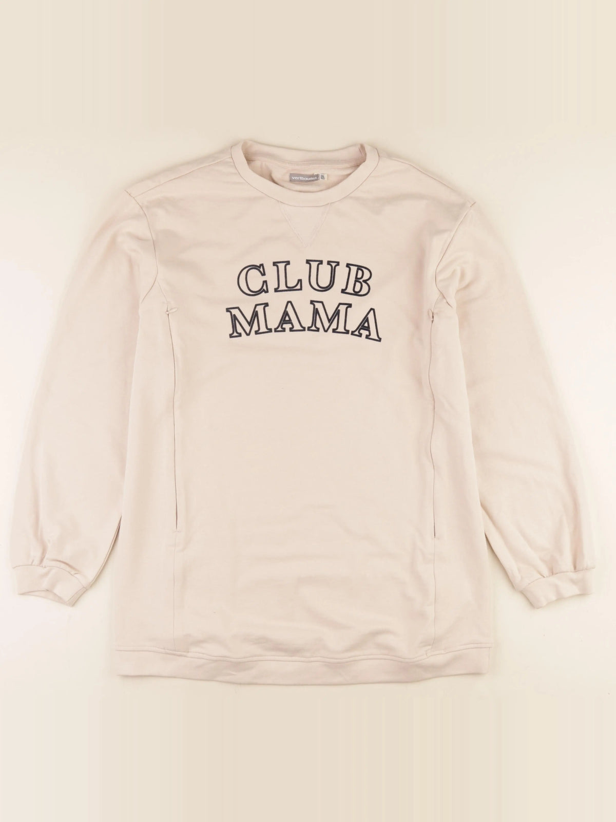 Vertbaudet - sweat grossesse, allaitement beige - 38 à 40