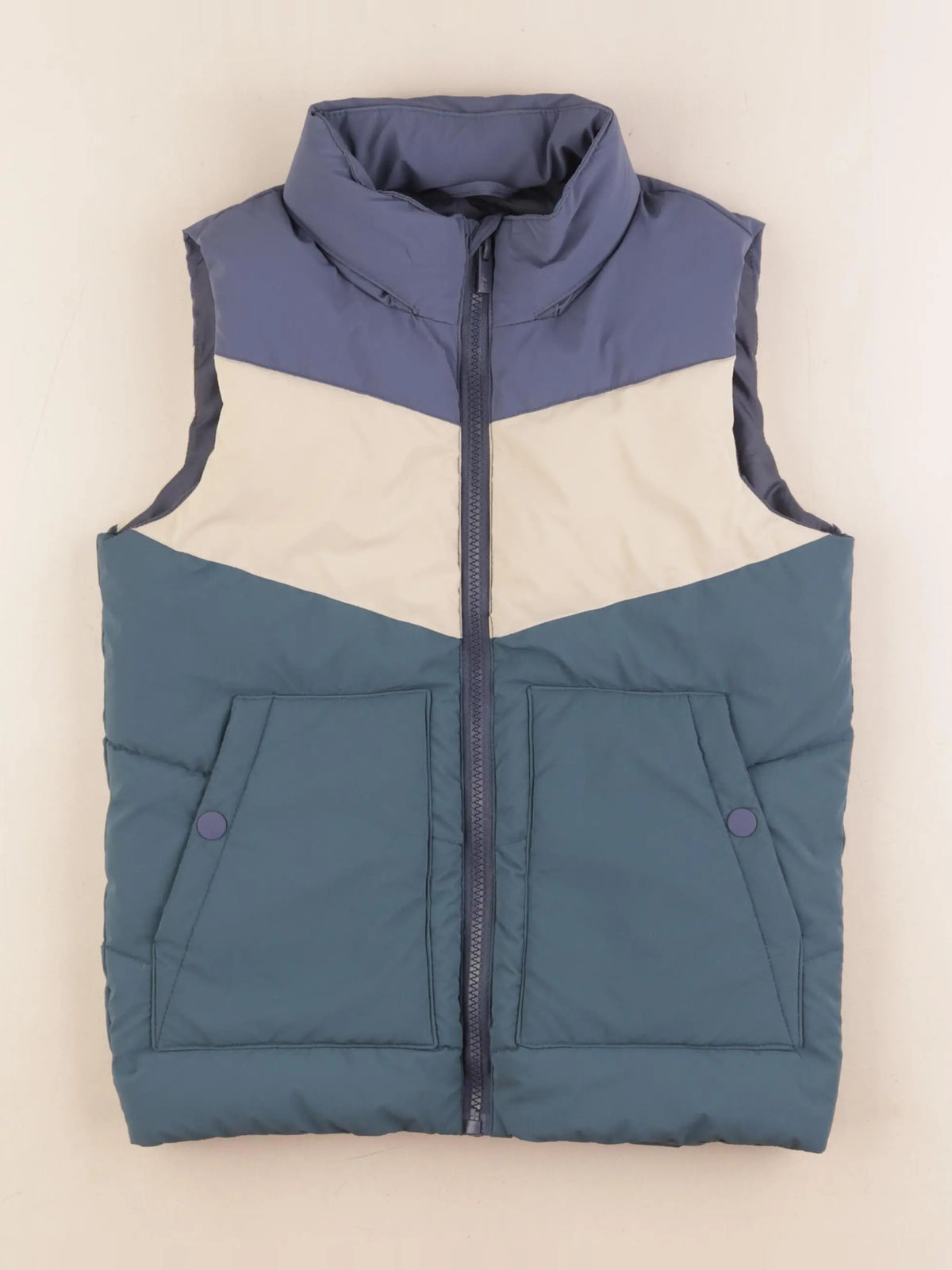 Vertbaudet - doudoune bleu - 8 ans