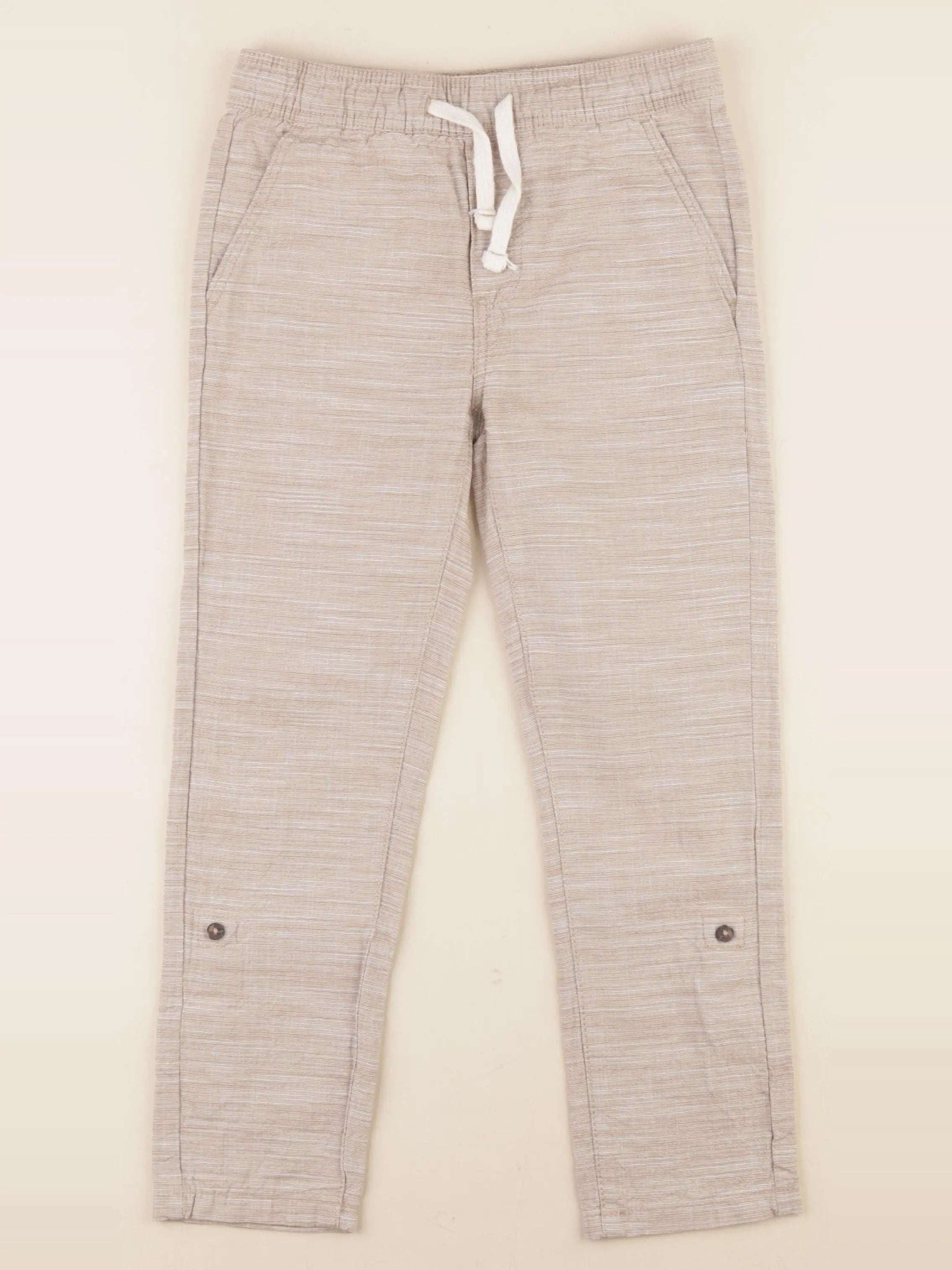 Vertbaudet - pantalon marron - 7 ans