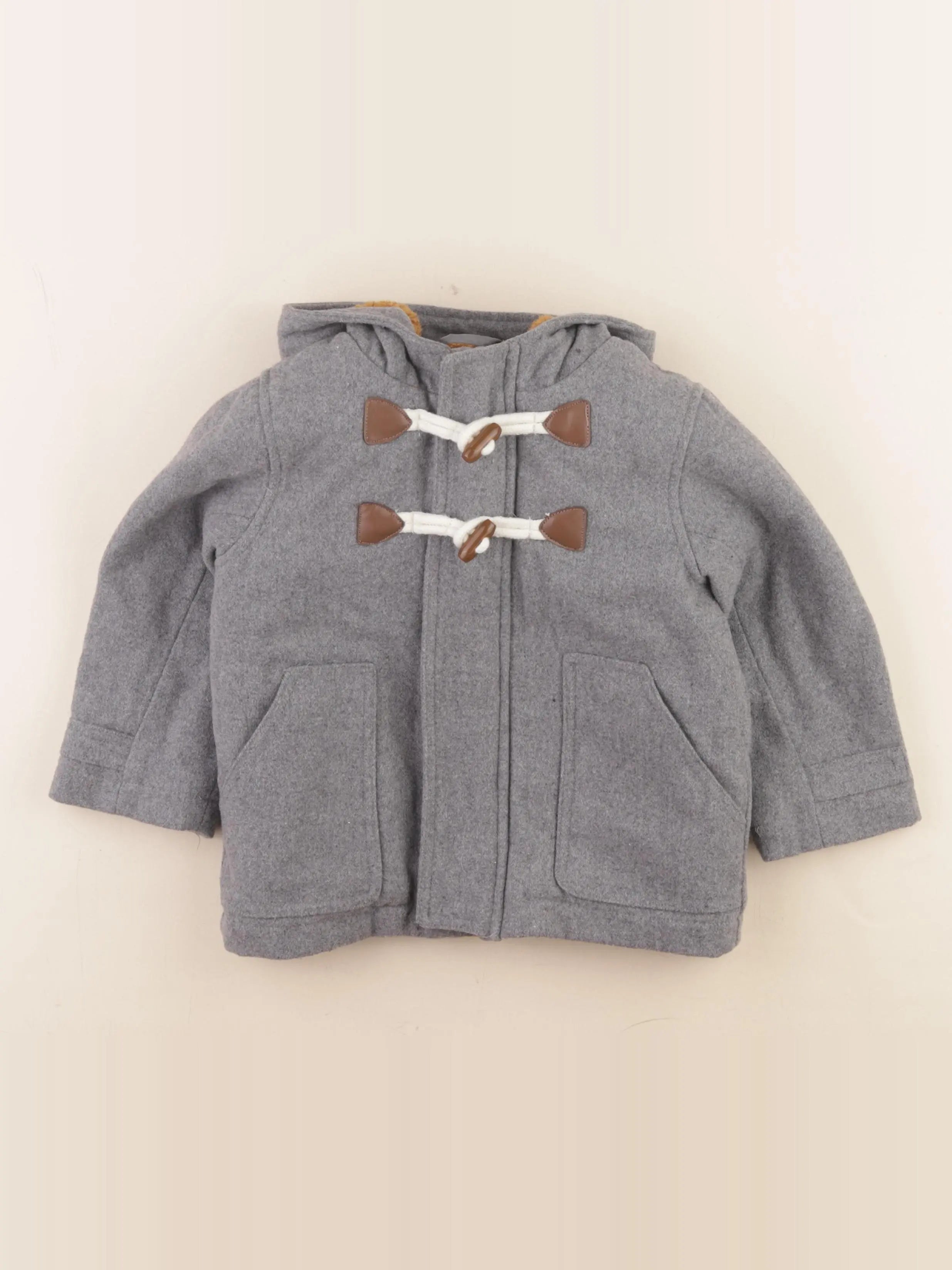 Vertbaudet - manteau gris - 3 ans