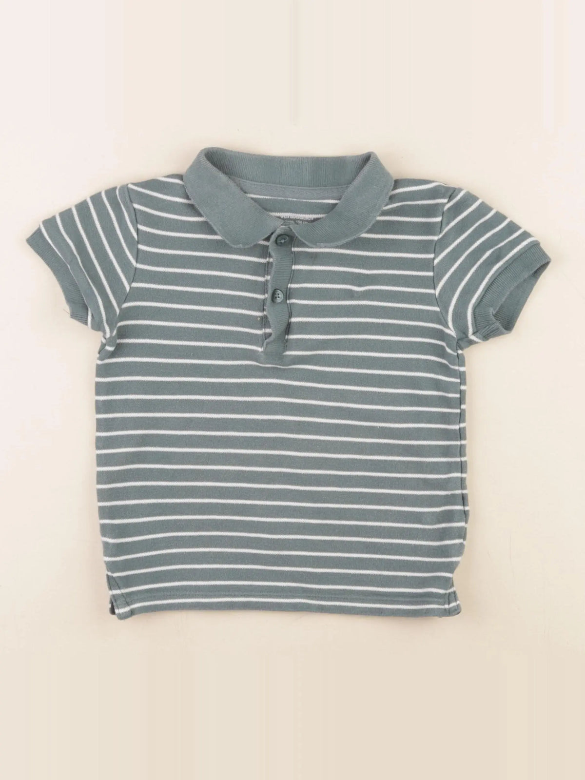Vertbaudet - polo vert - 4 ans