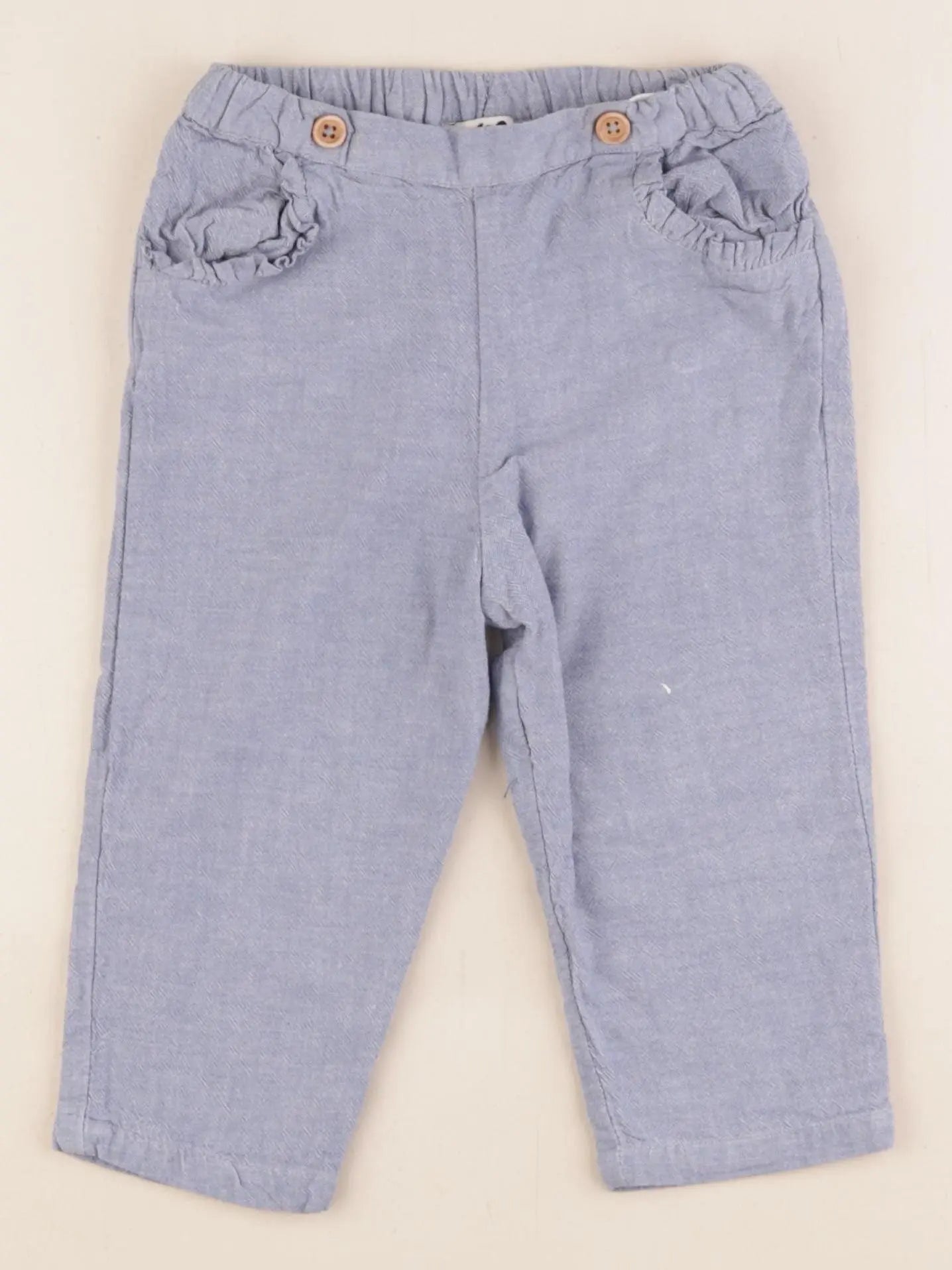 Cyrillus - pantalon bleu - 24 mois