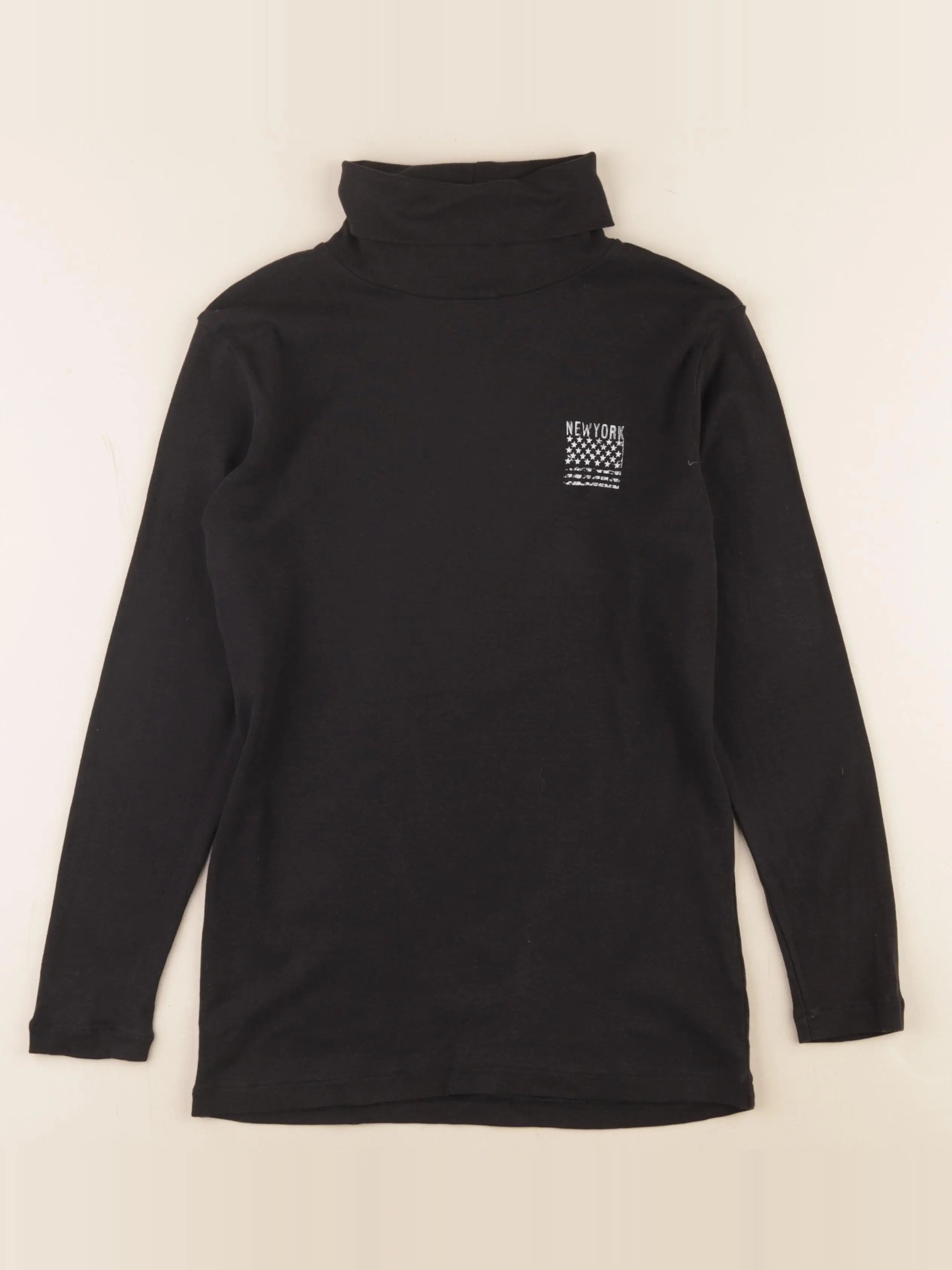 Vertbaudet - sous-pull noir - 12 ans