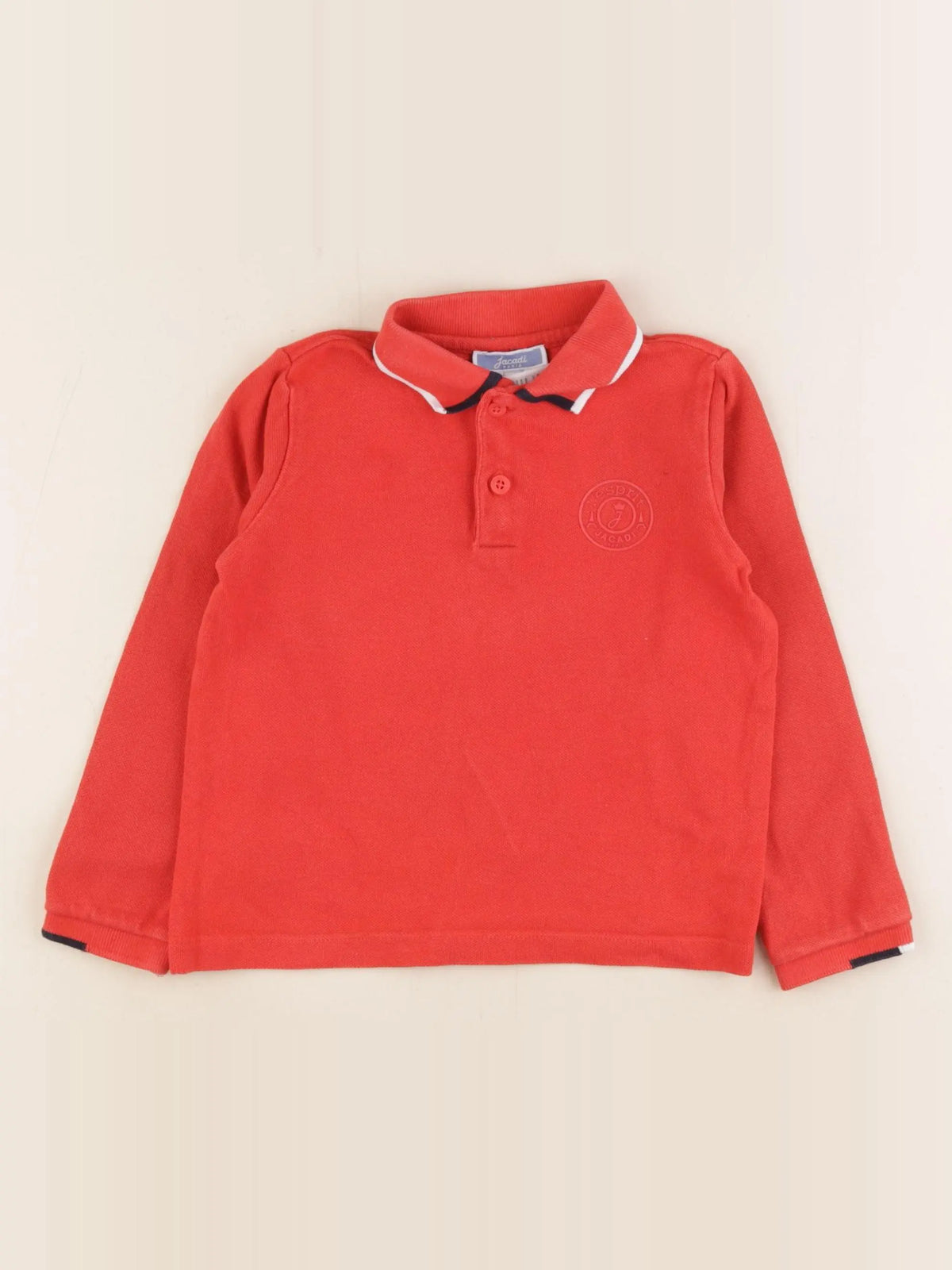 Jacadi - polo rouge - 3 ans
