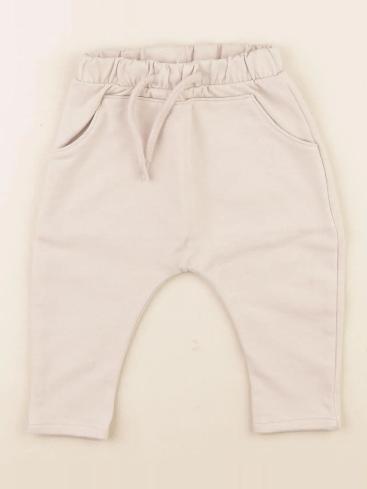 Vertbaudet - jogging beige - 3 mois