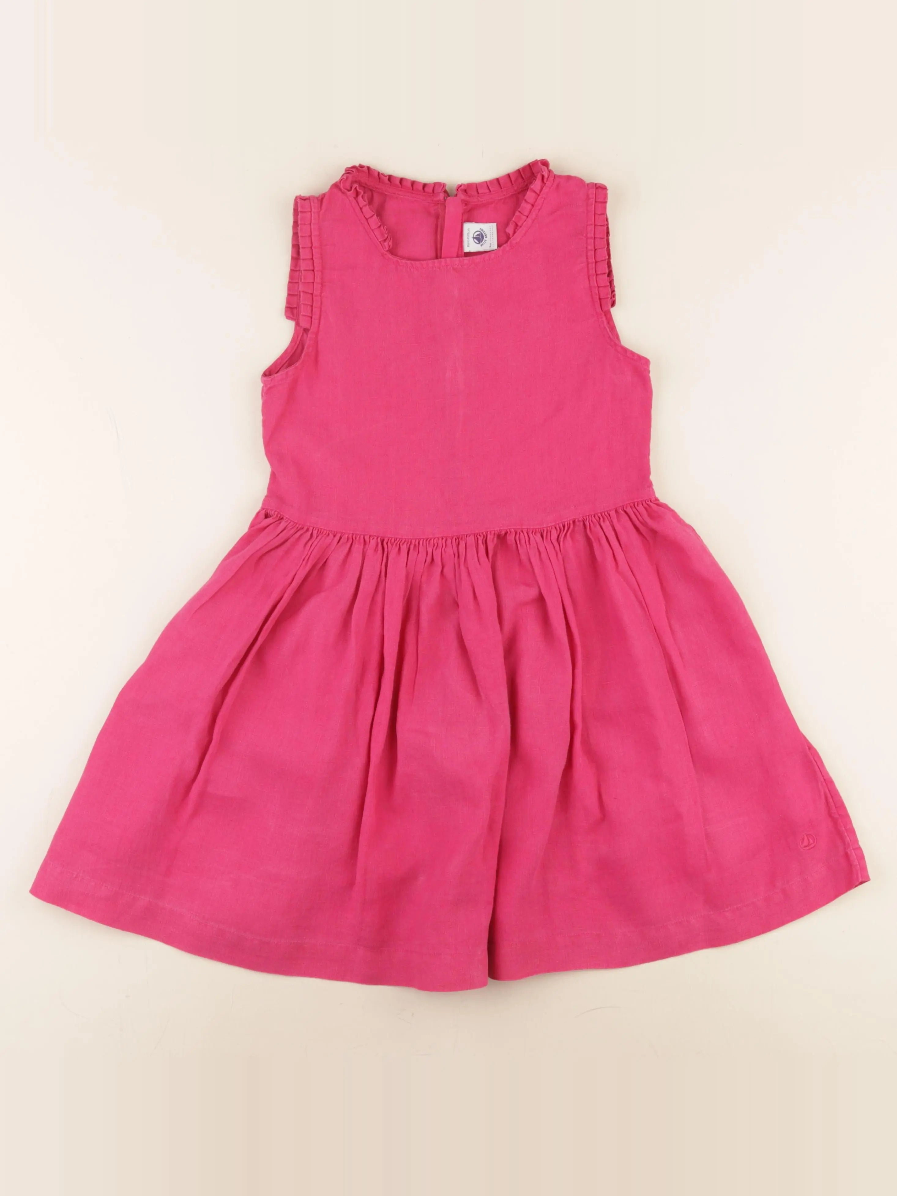 Petit Bateau - robe rose - 8 ans
