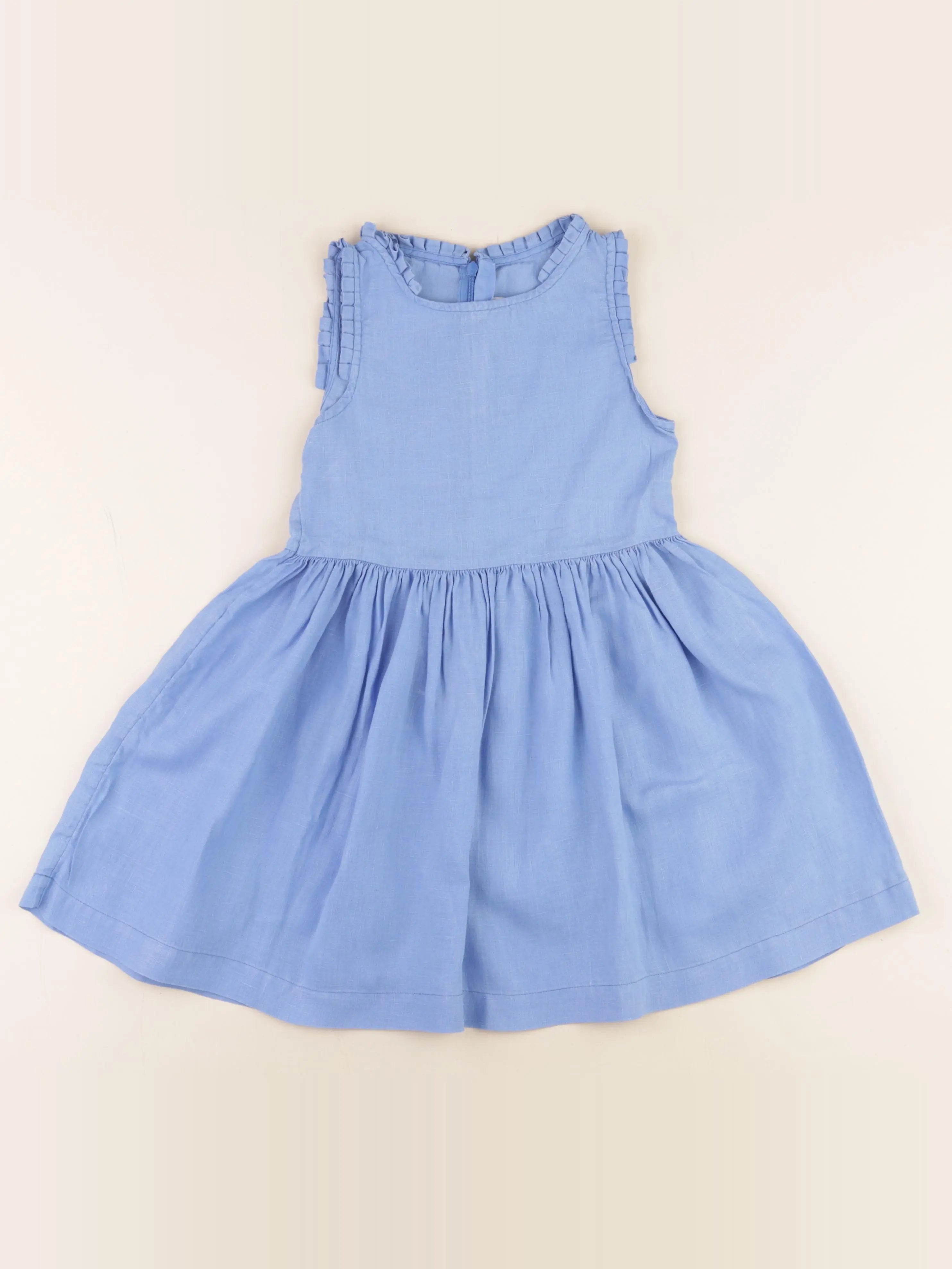 Petit Bateau - robe bleu - 6 ans