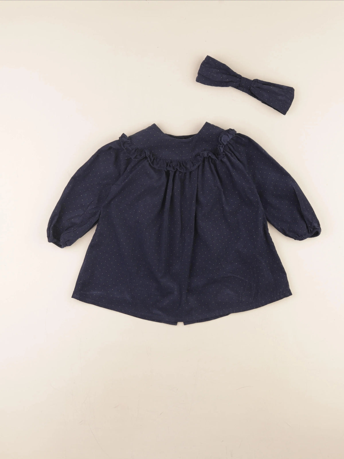 Vertbaudet - robe bleu - 2 ans