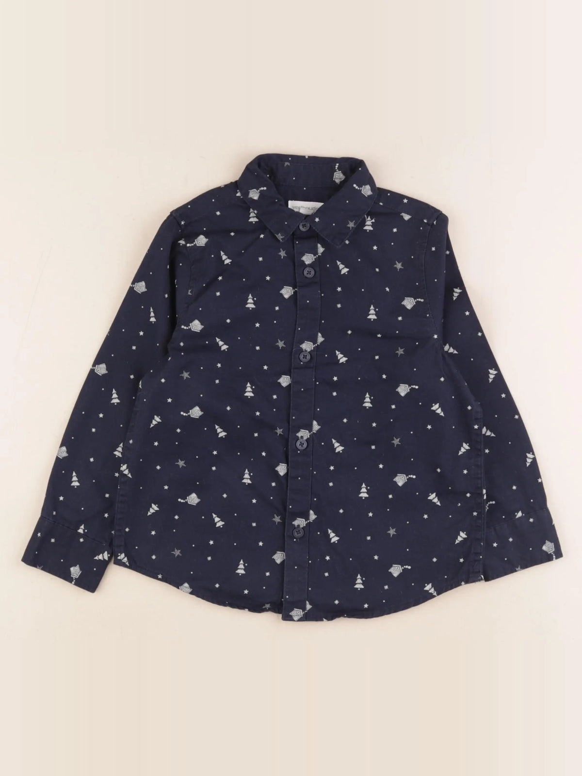 Vertbaudet - chemise bleu - 4 ans