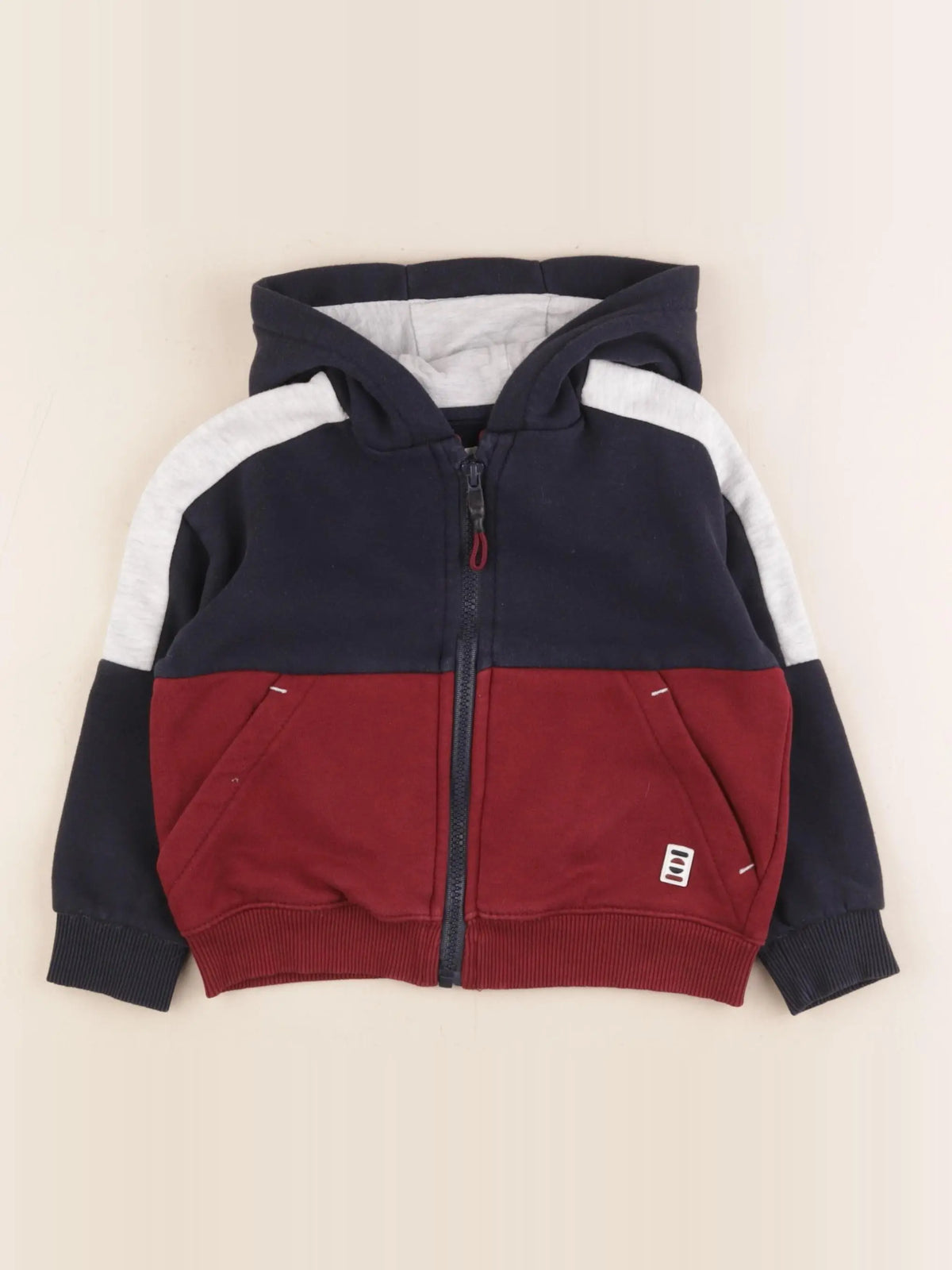 Vertbaudet - sweat multicolore - 3 ans