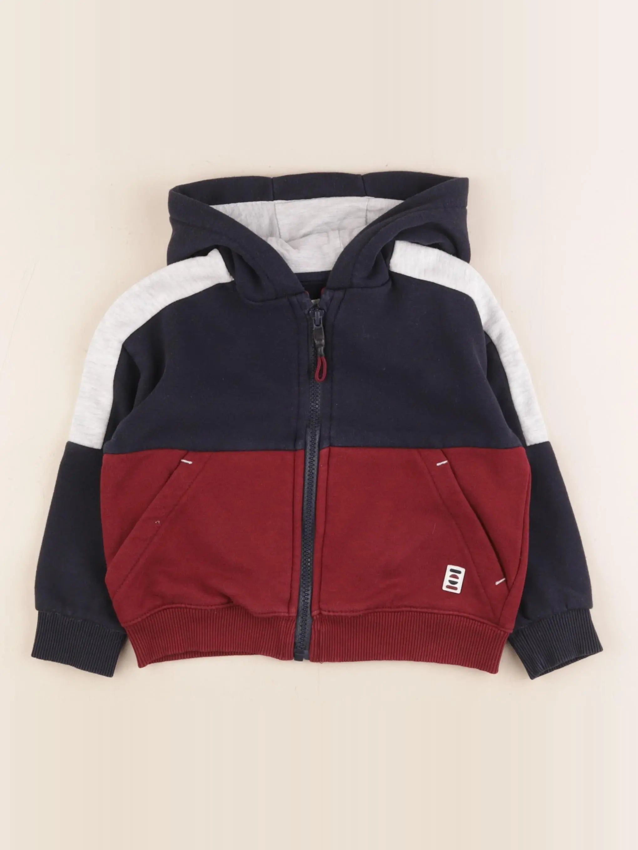 Vertbaudet - sweat multicolore - 3 ans