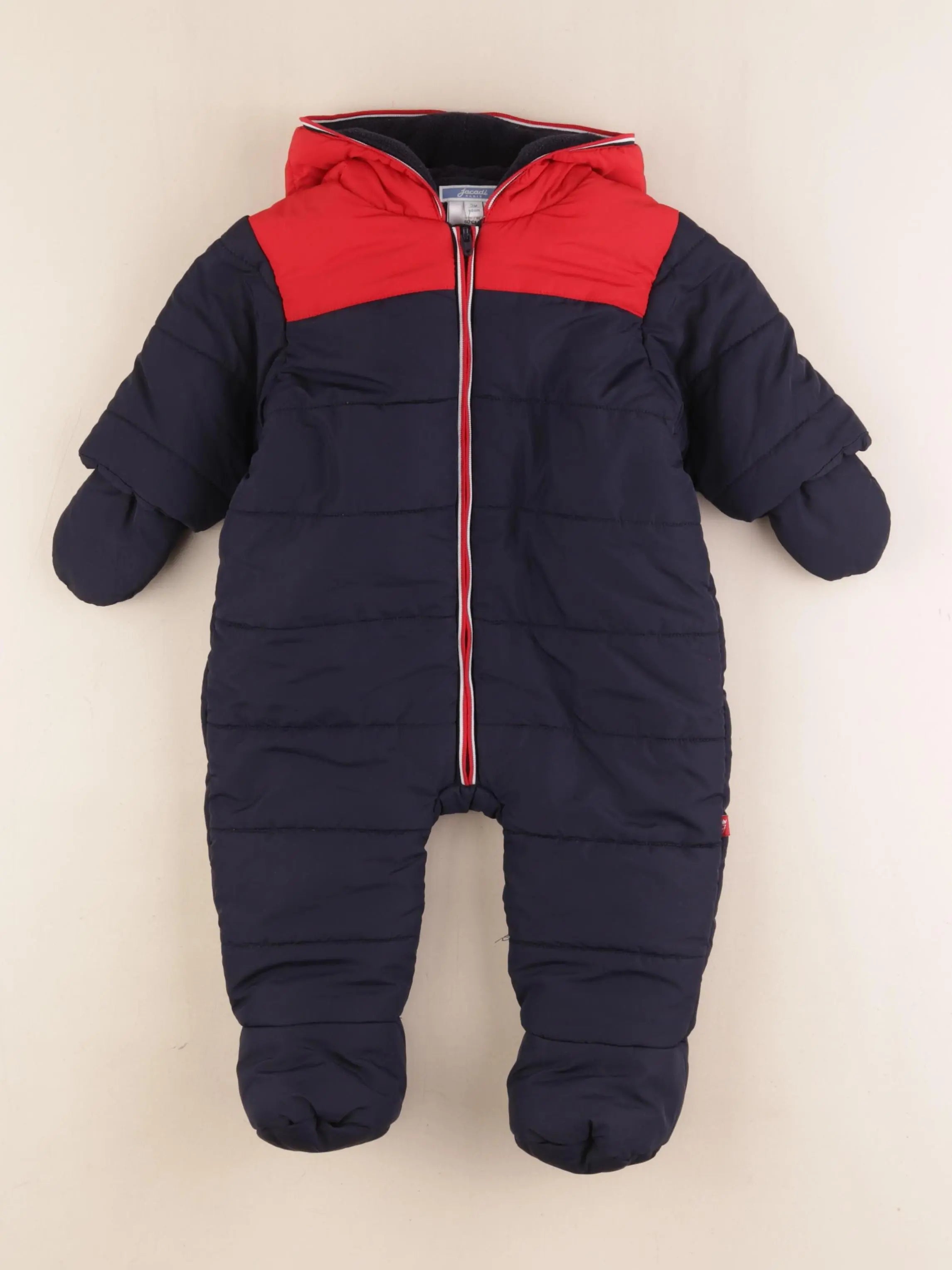 Jacadi - combi-pilote bleu - 3 mois