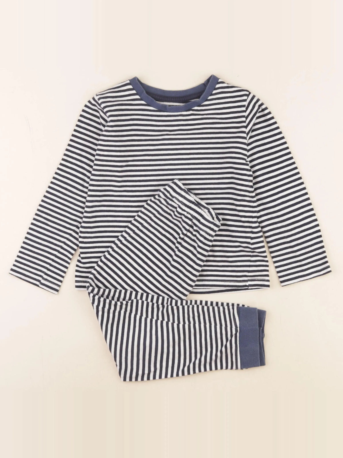 Vertbaudet - pyjama coton bleu - 5 ans