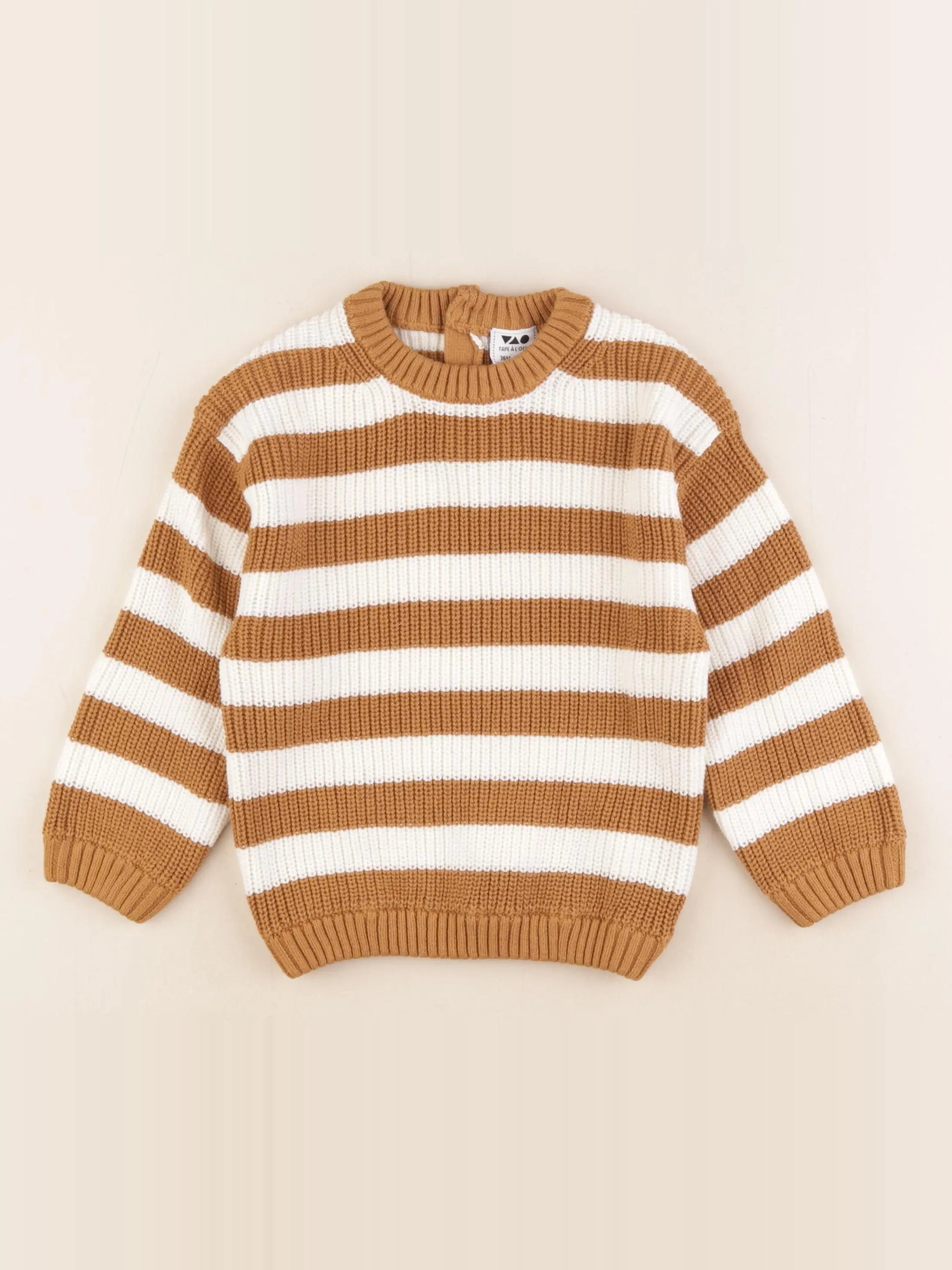 Tape à l'oeil - pull beige - 36 mois
