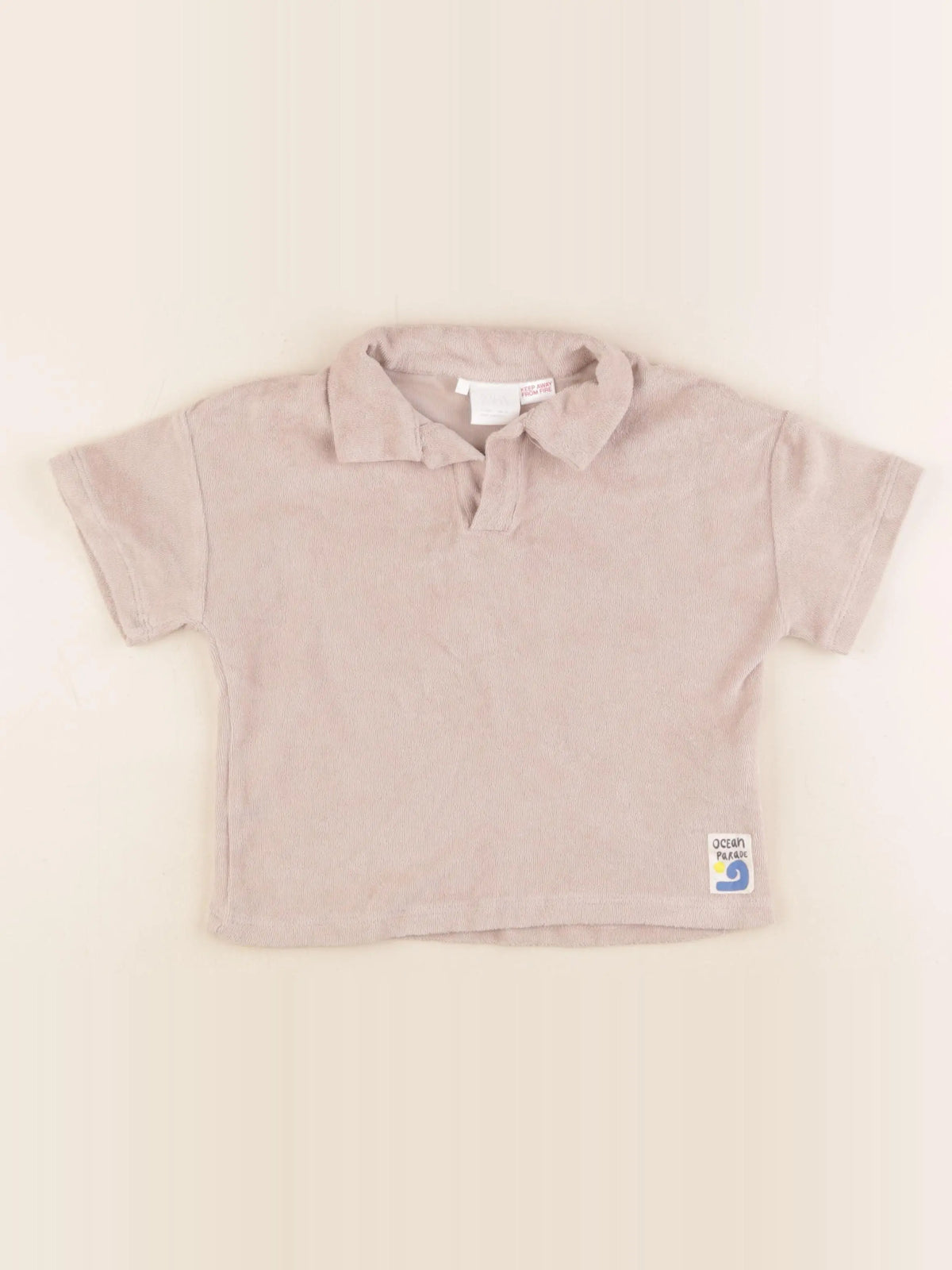 Zara - polo marron - 4 ans