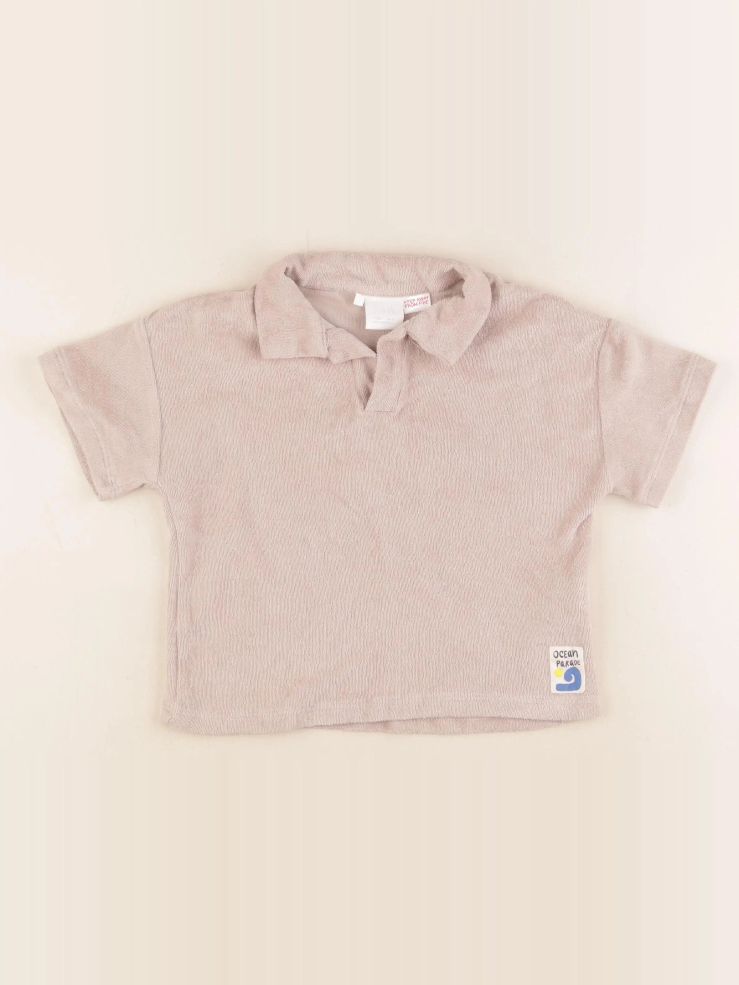 Zara - polo marron - 4 ans
