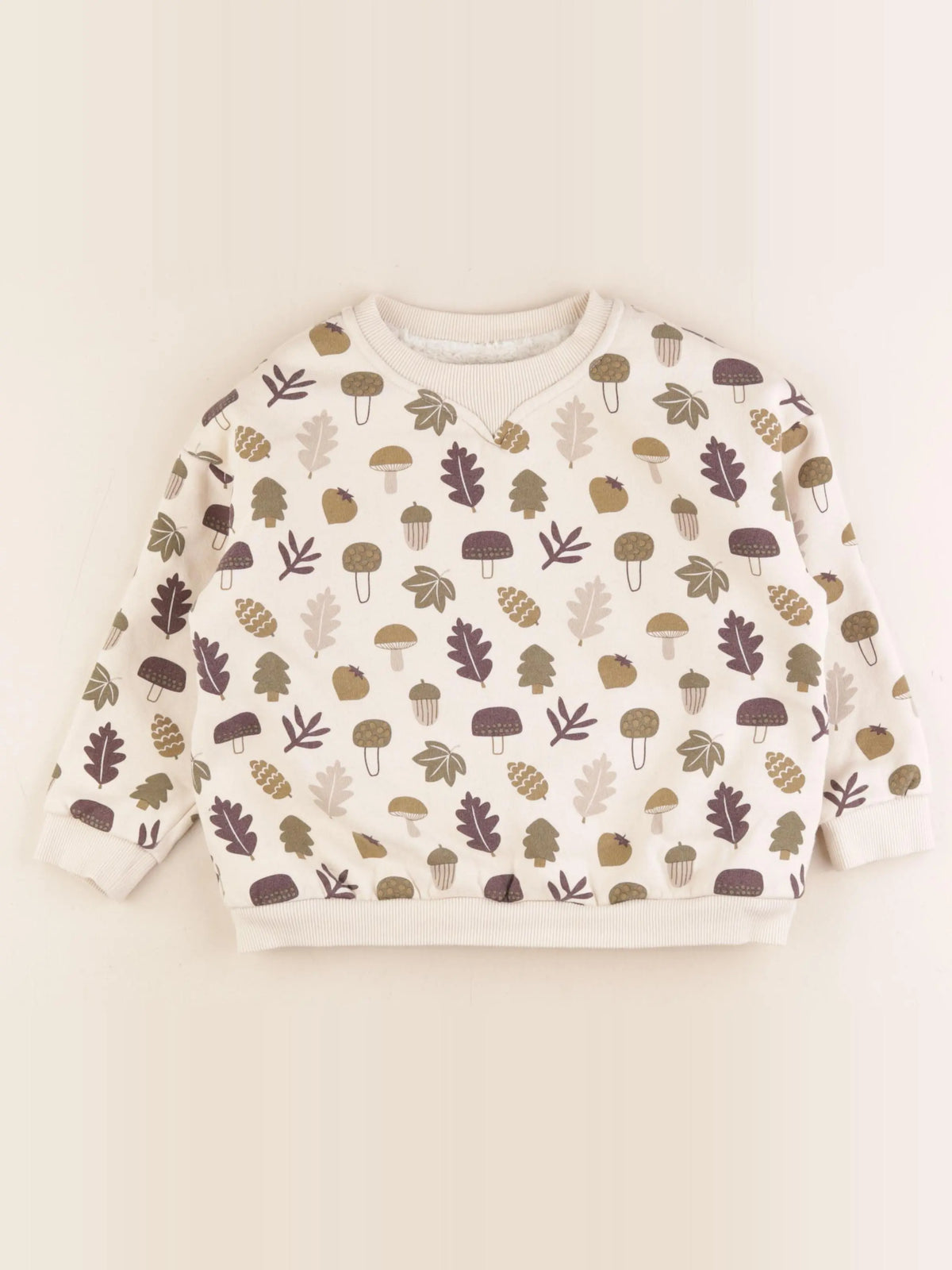 Monoprix - sweat beige - 6 ans
