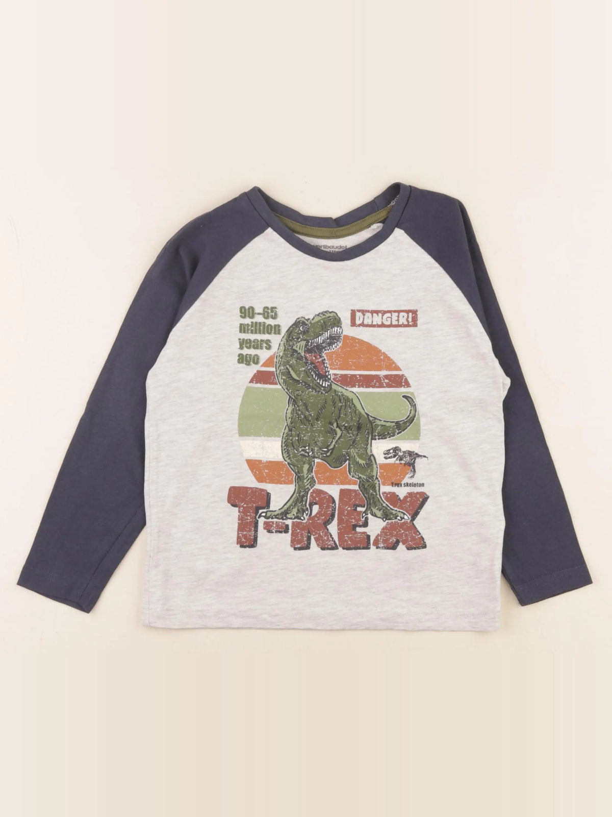 Vertbaudet - tee-shirt gris - 5 ans