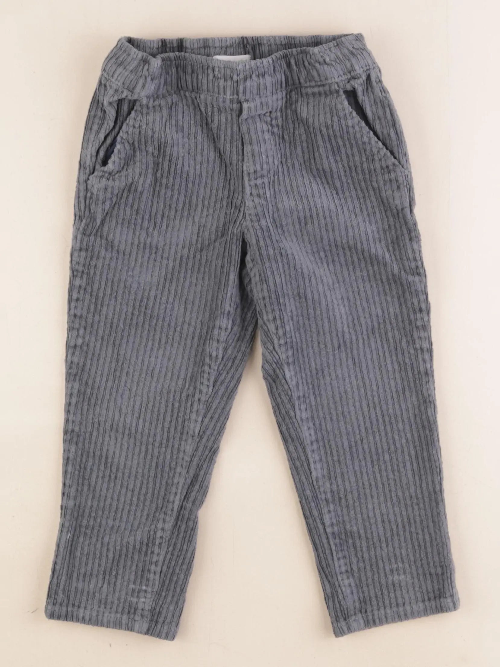Vertbaudet - pantalon gris - 3 ans