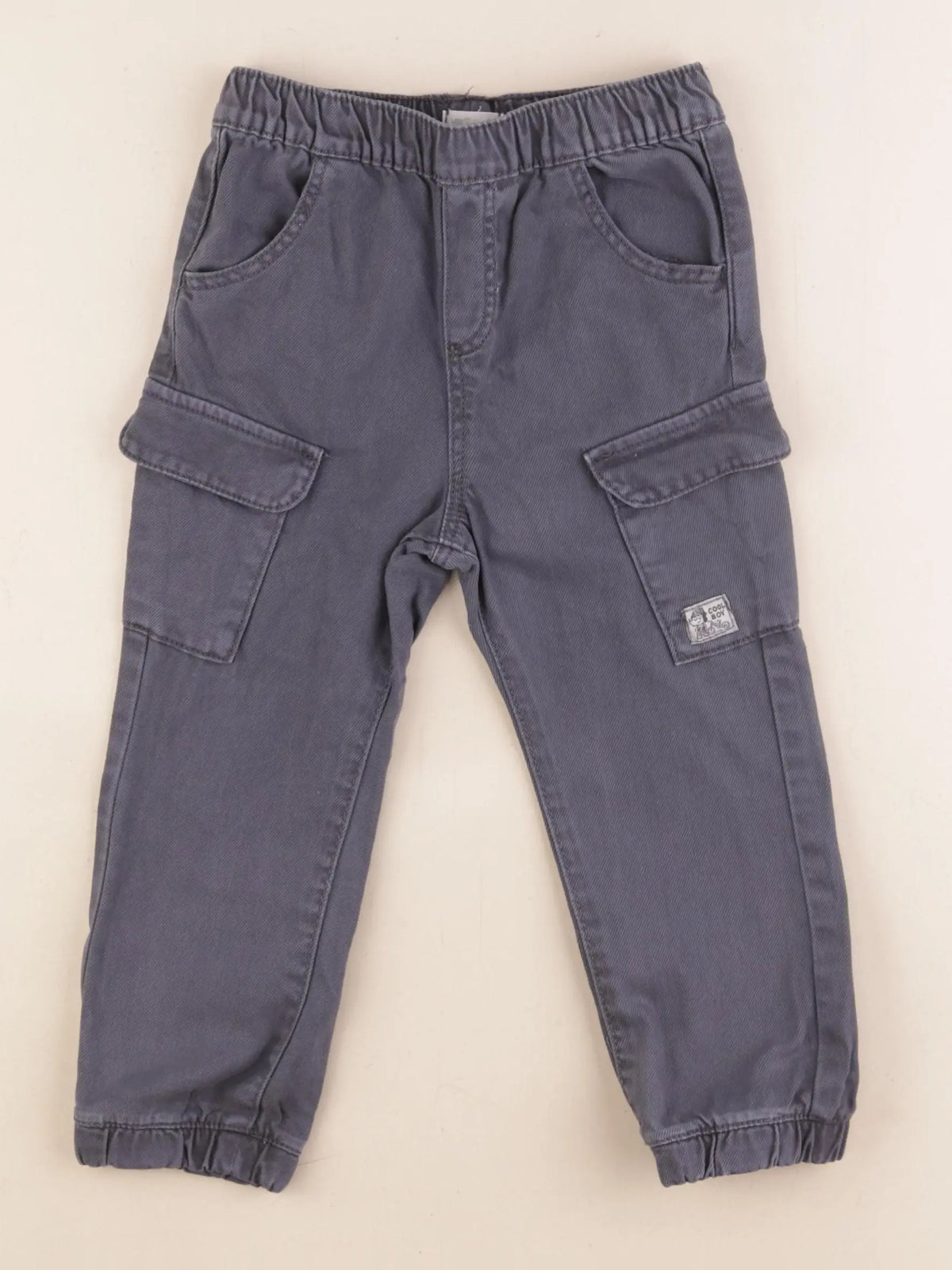 Vertbaudet - pantalon gris - 36 mois