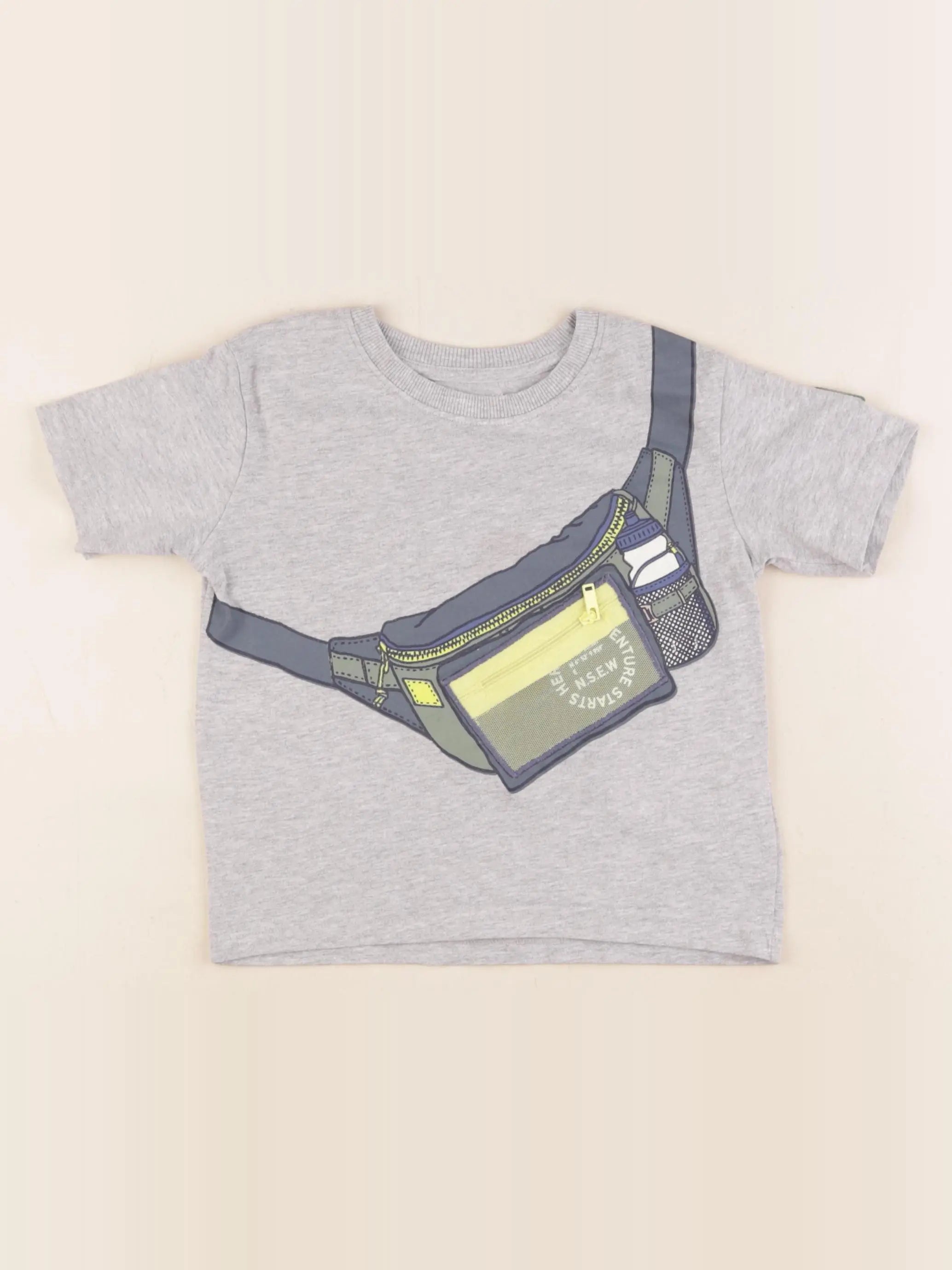 Vertbaudet - tee-shirt gris - 3 ans