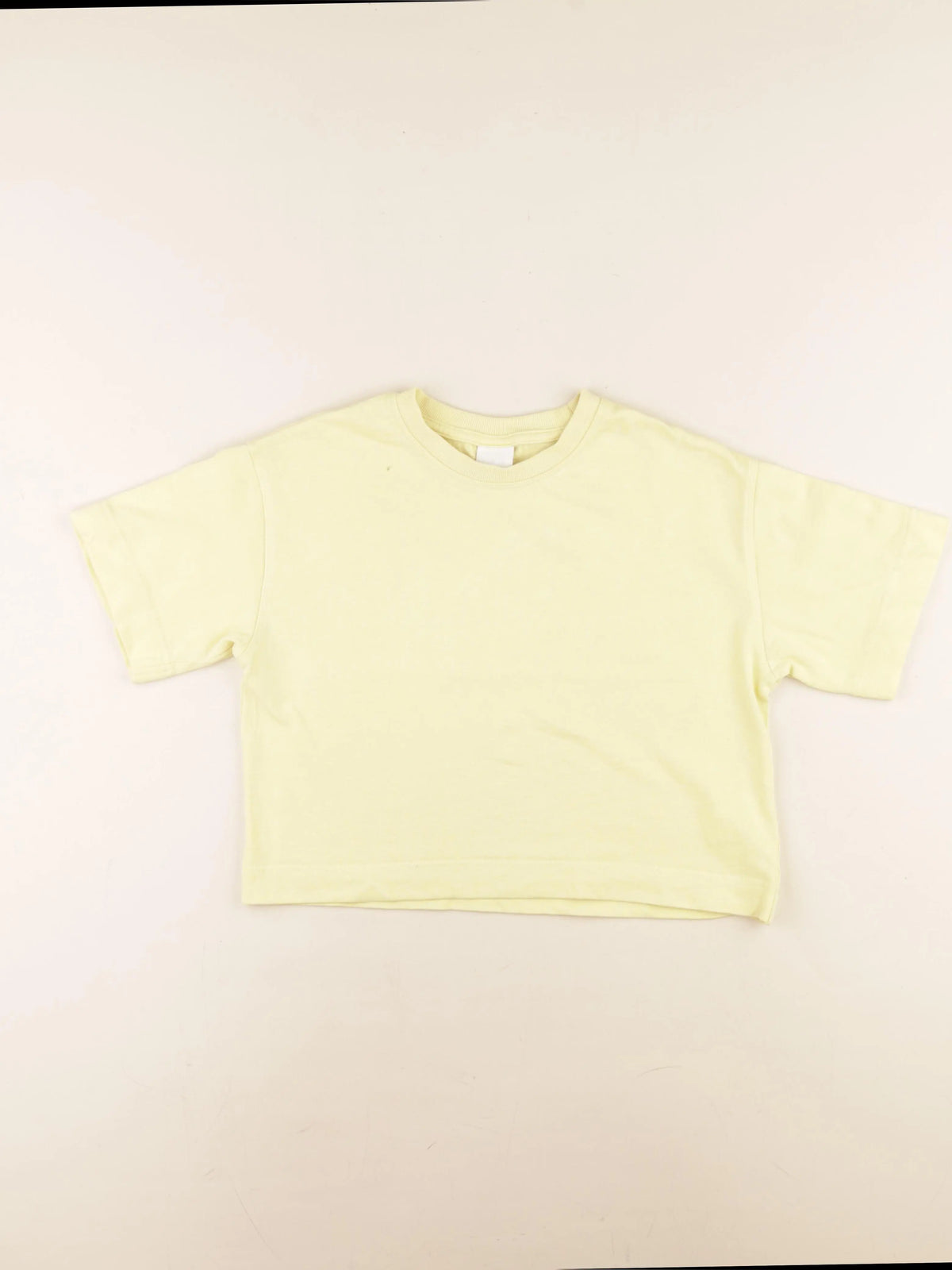 Zara - tee-shirt jaune - 9/10 ans