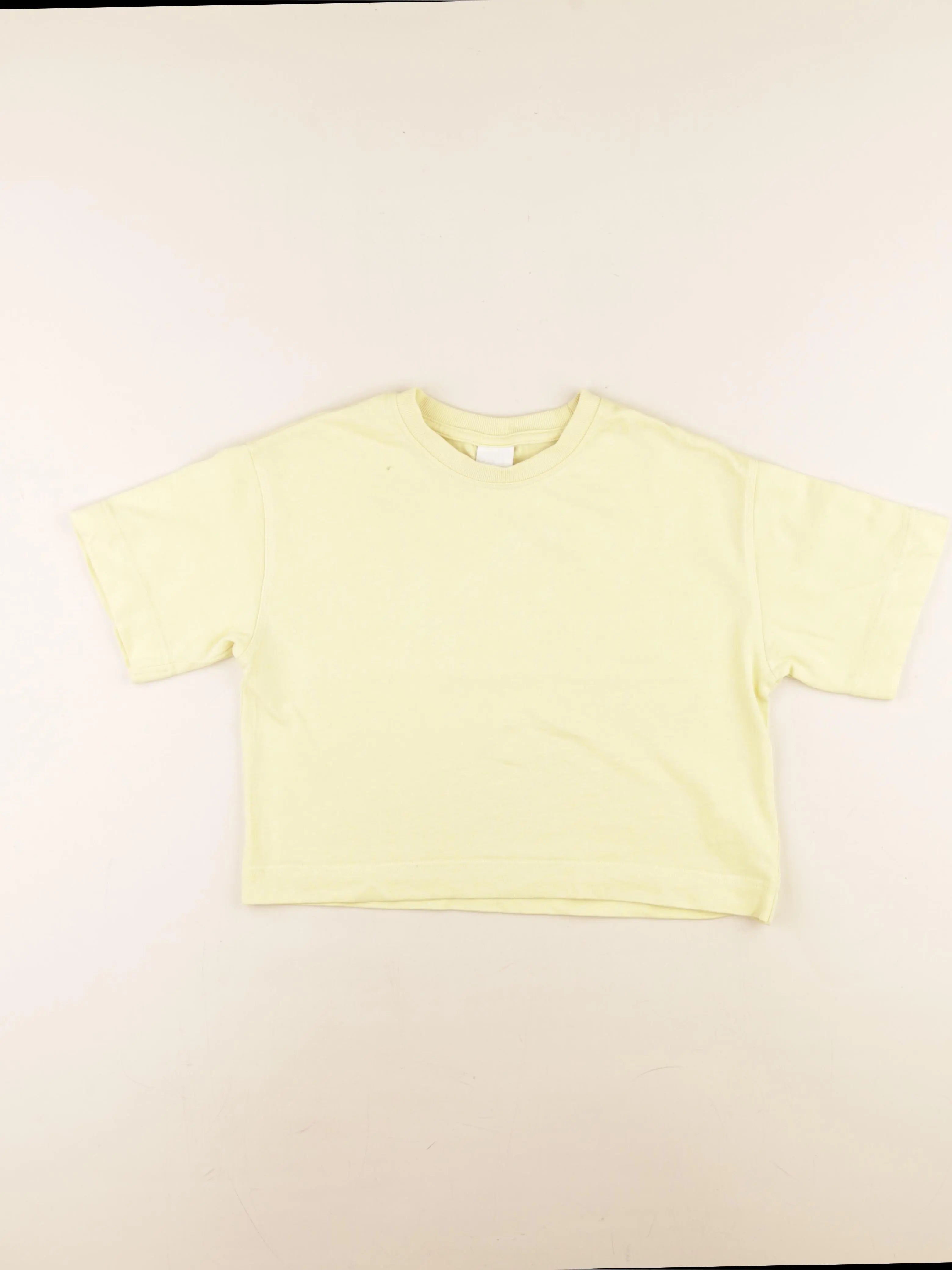 Zara - tee-shirt jaune - 9/10 ans