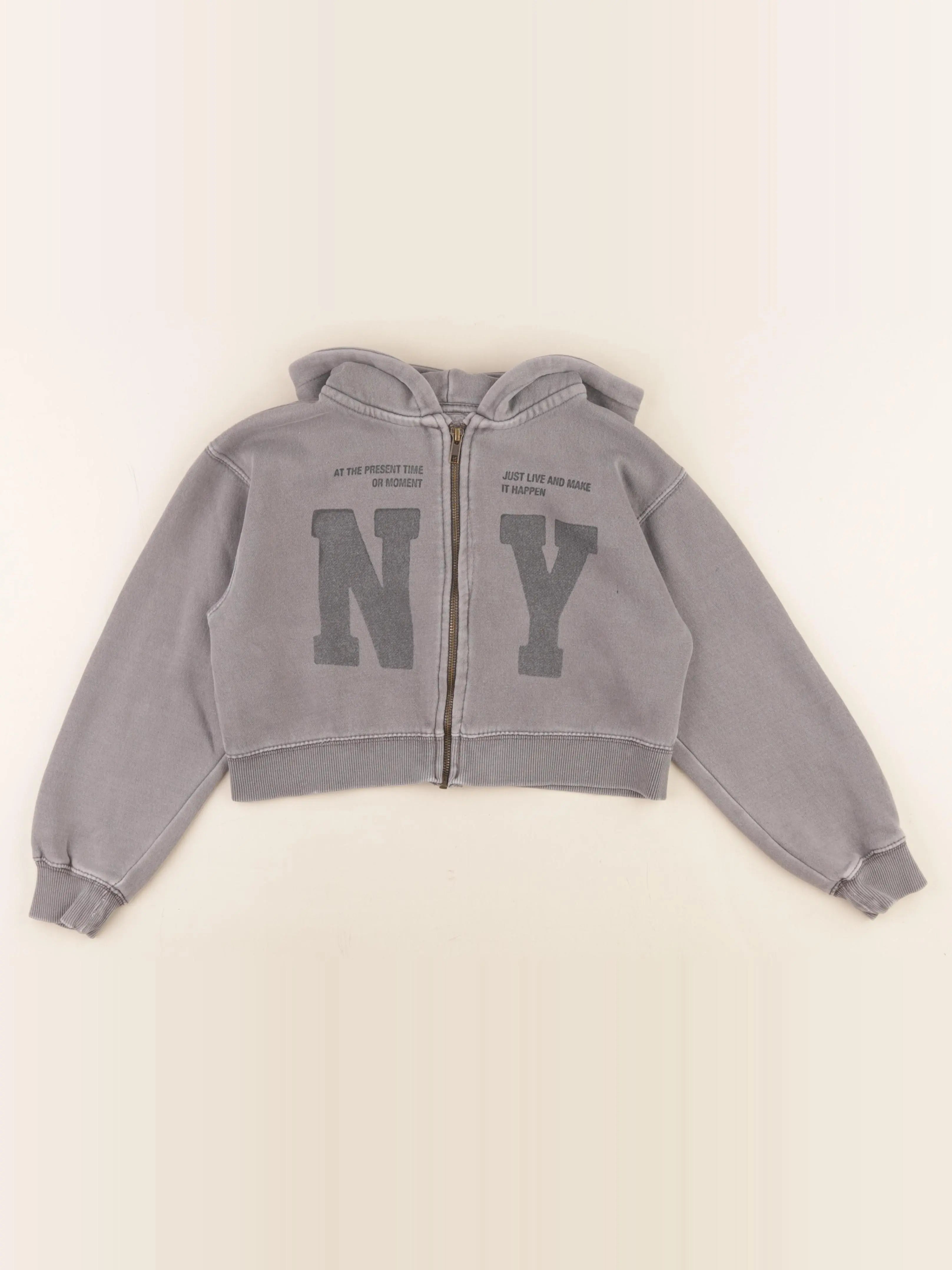 Zara - sweat gris - 9/10 ans