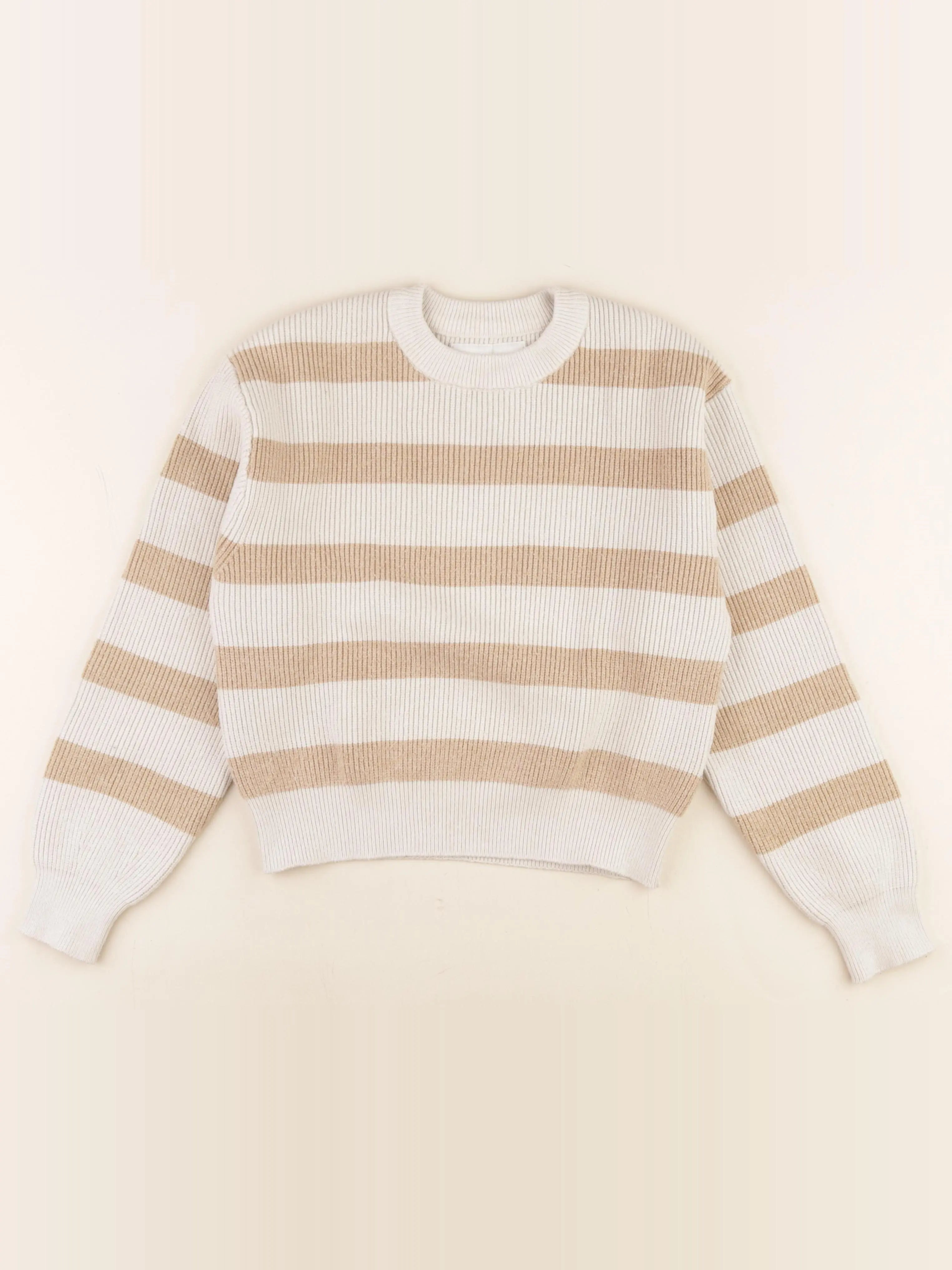 Zara - pull beige - 11/12 ans