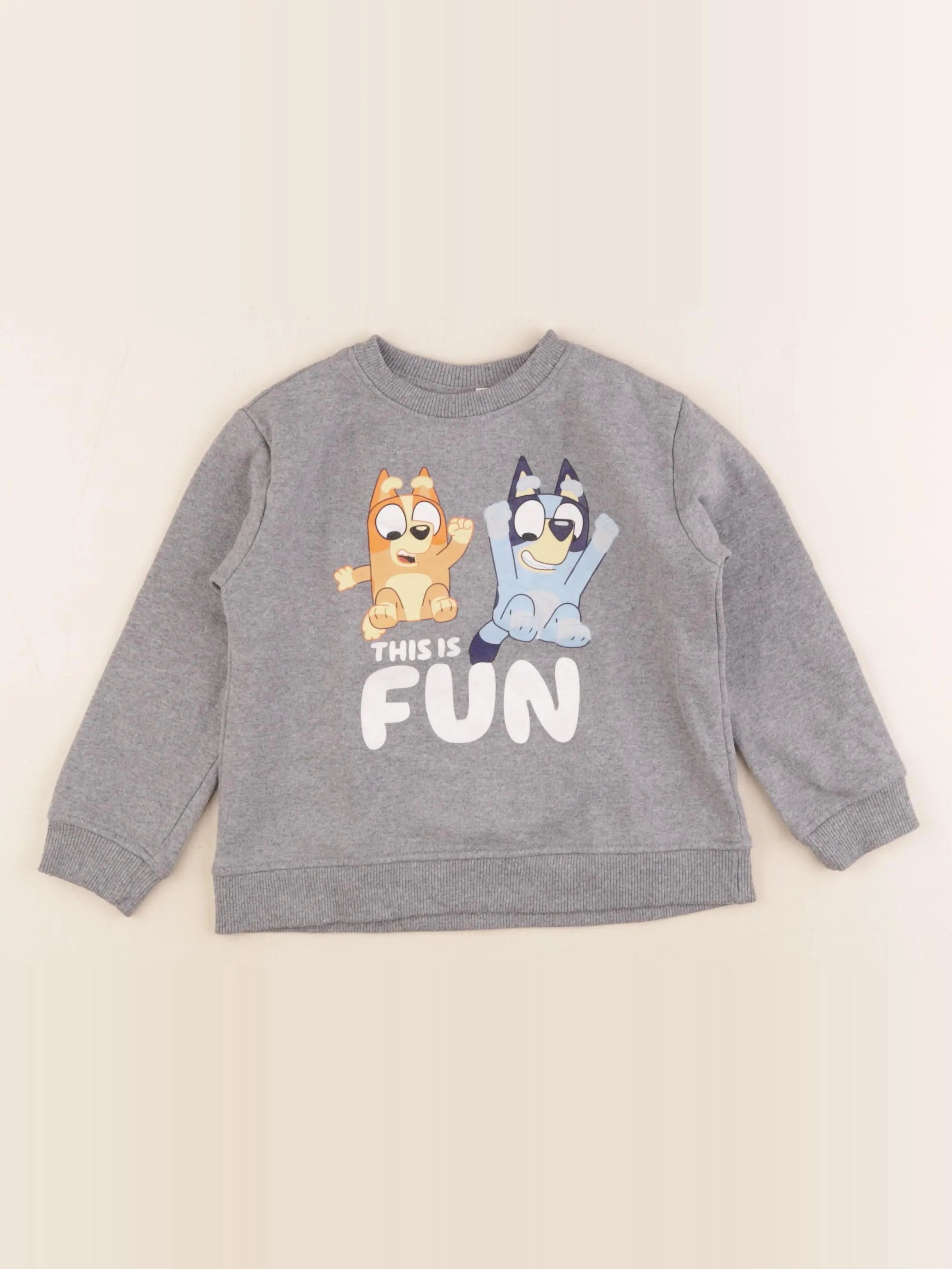 Vertbaudet - sweat gris - 4 ans