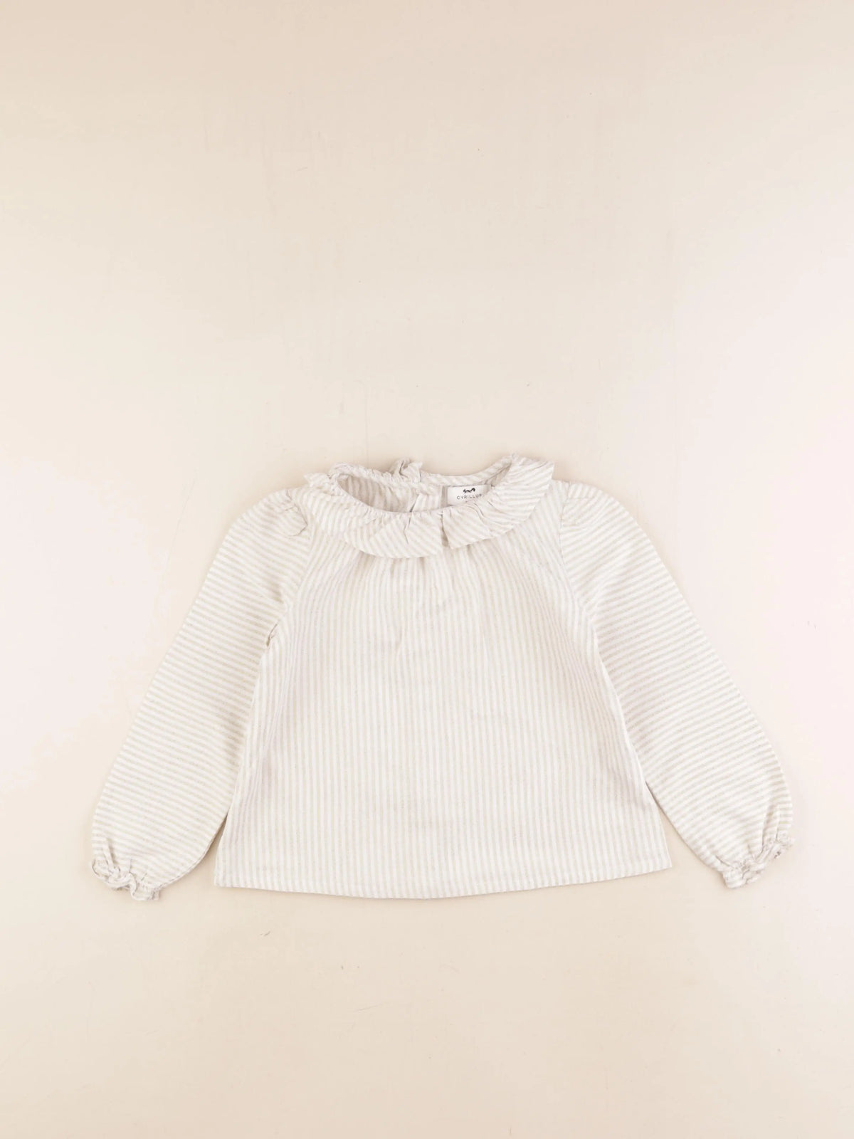 Cyrillus - blouse beige, or - 4 ans