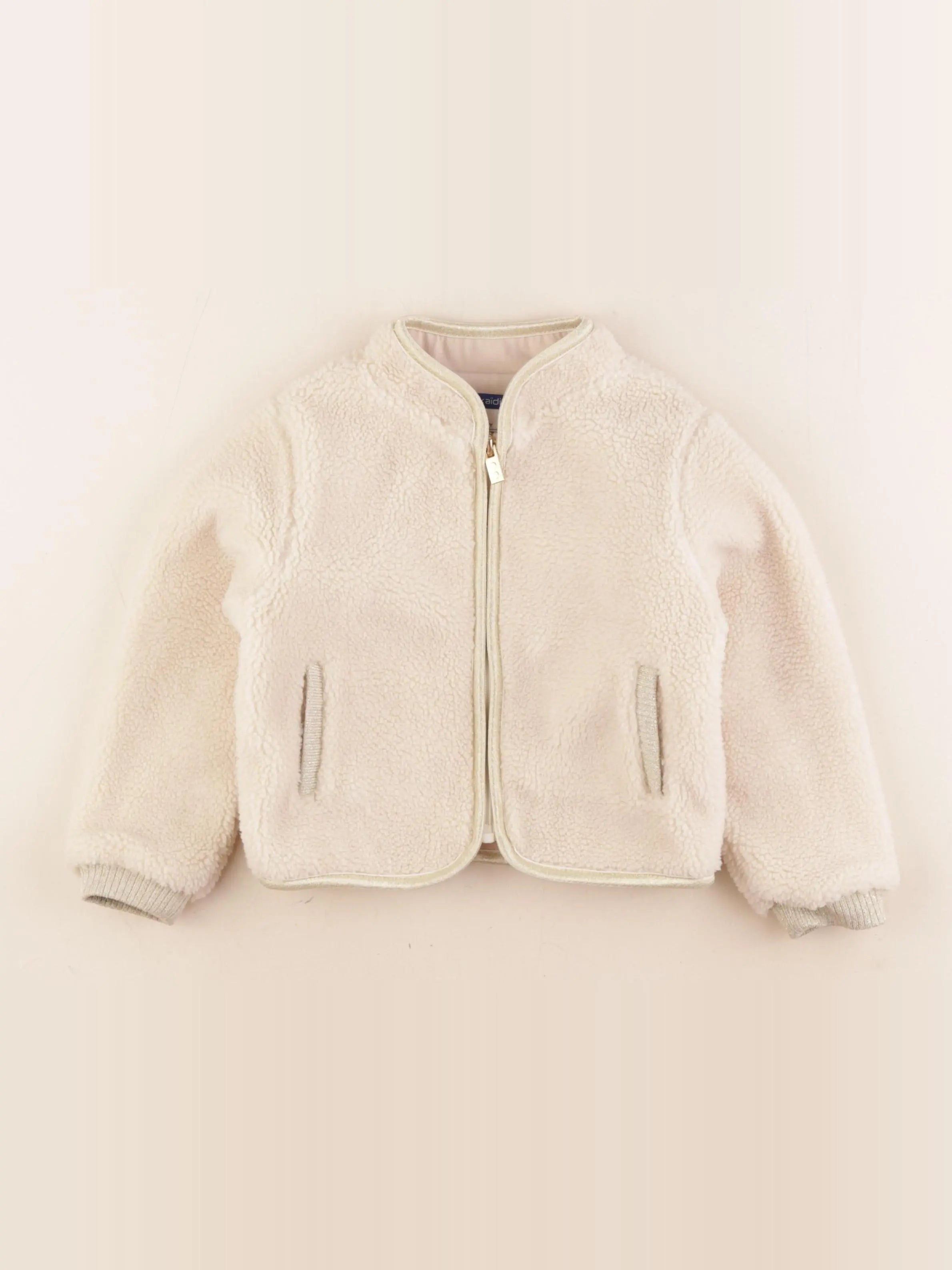 Okaidi - veste doublé beige - 4 ans